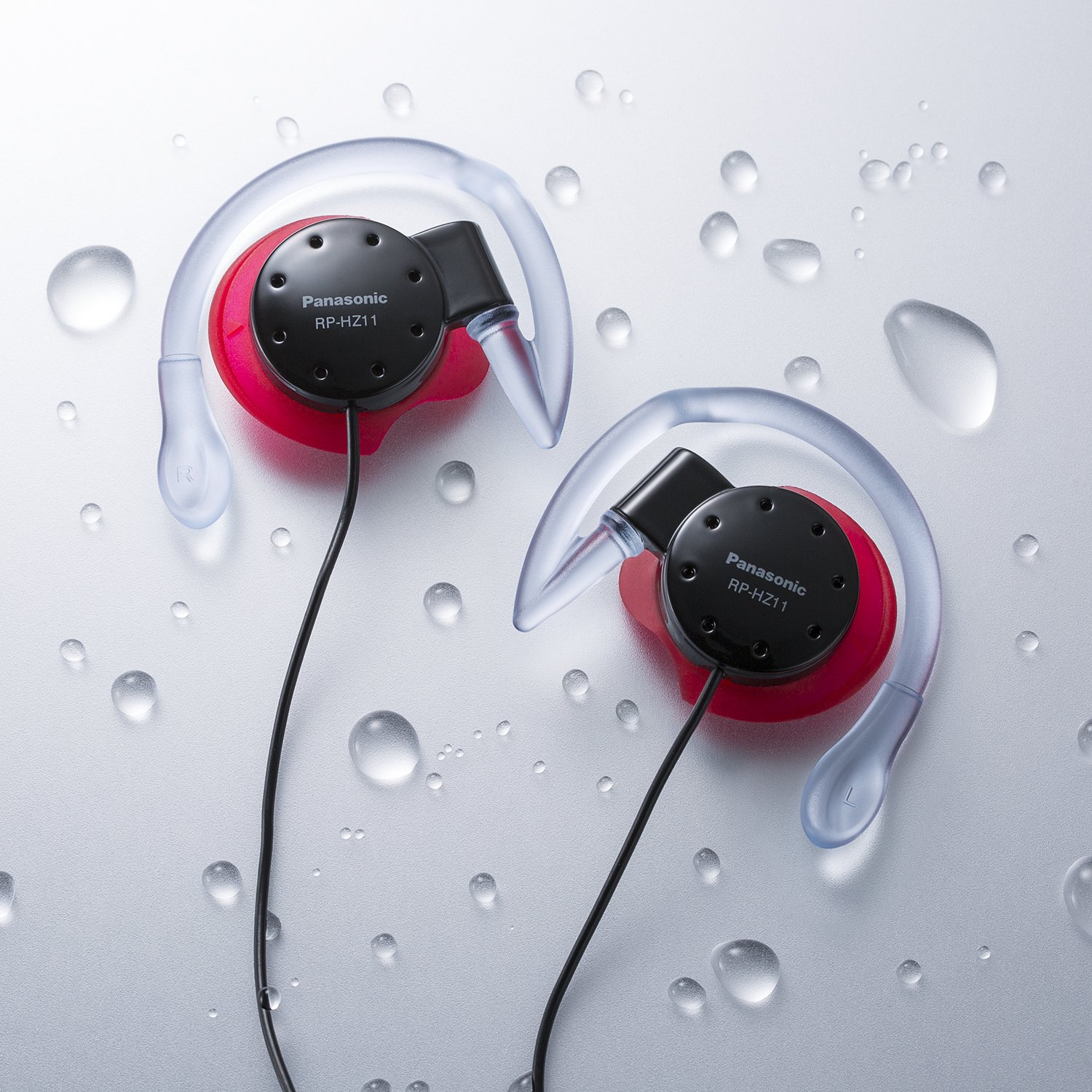 パナソニック ヘッドホン RP-HZ11-K ブラック Panasonic RP-HZ11-K Ear-Hook Headphones Water Resistant