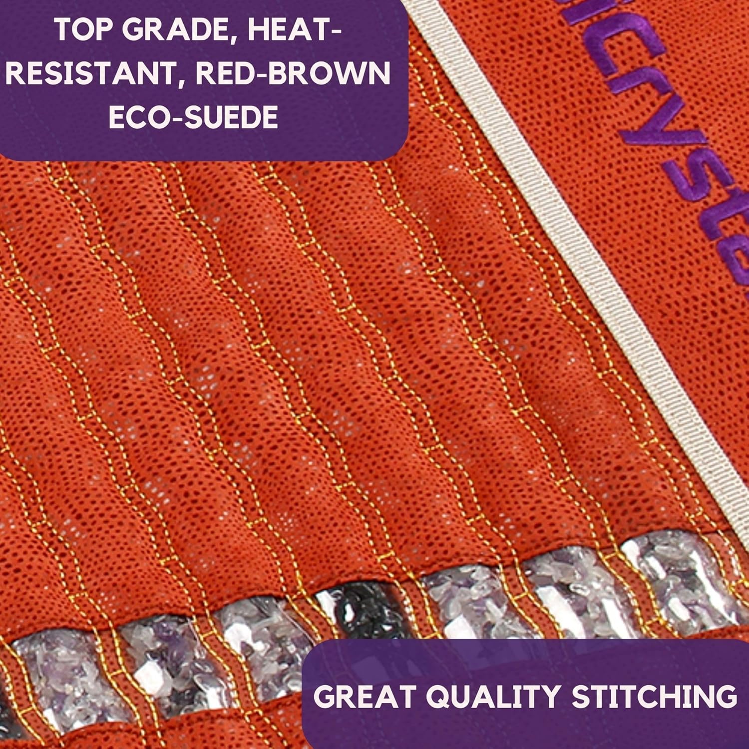 MediCrystal Infrared Heating Bio Stimulation Mat - Compact 48"L x 22"W - Natural Amethyst & Tourmaline Crystals - Adjustable Temperature 86°-158°F (30°-70°C) - Negative Ions - FDA Reg Manufacturer - Image 3