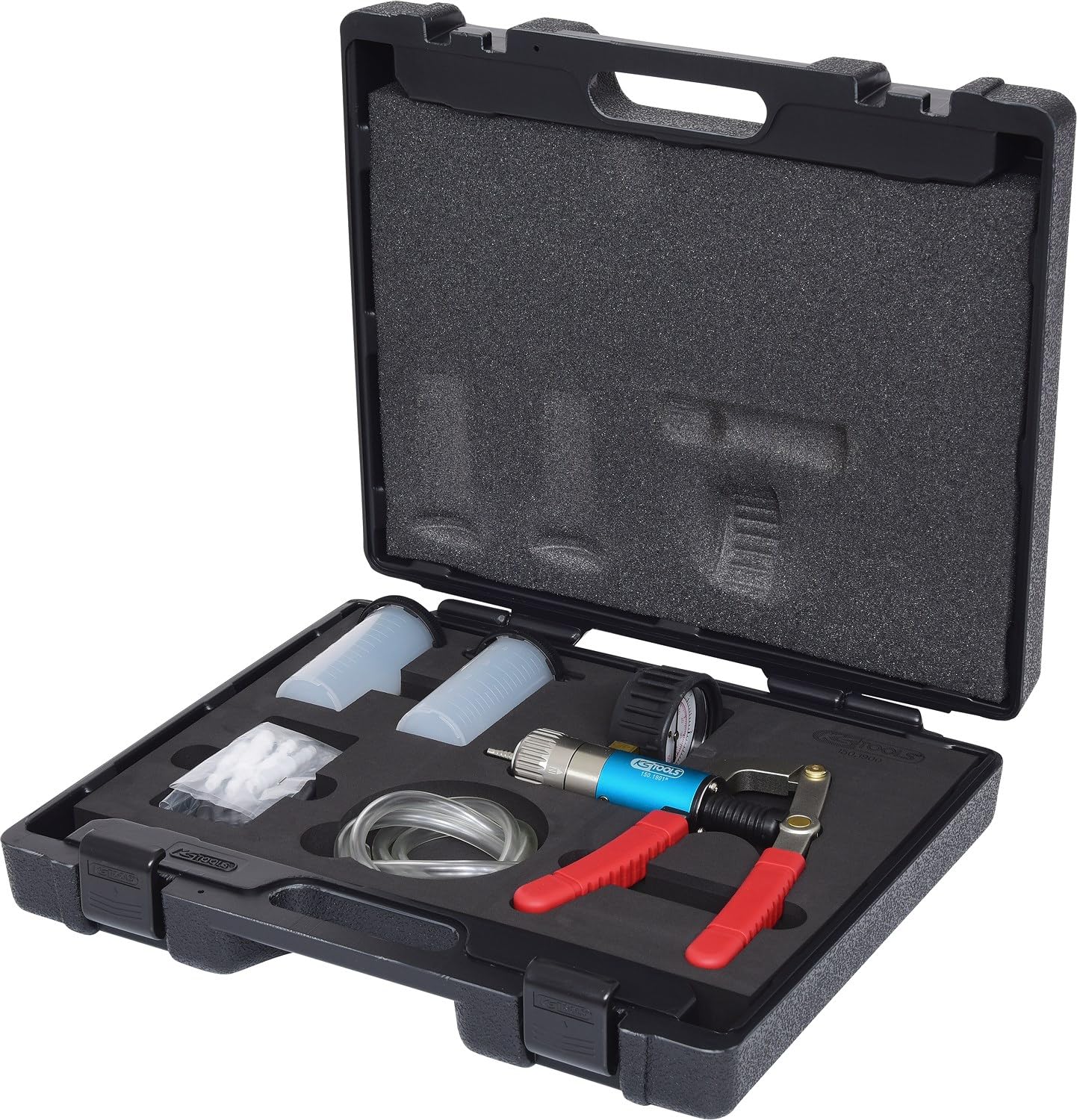 KS Tools 150.1900 Pompa a pressione e pompa del vuoto, serie da 7 pz