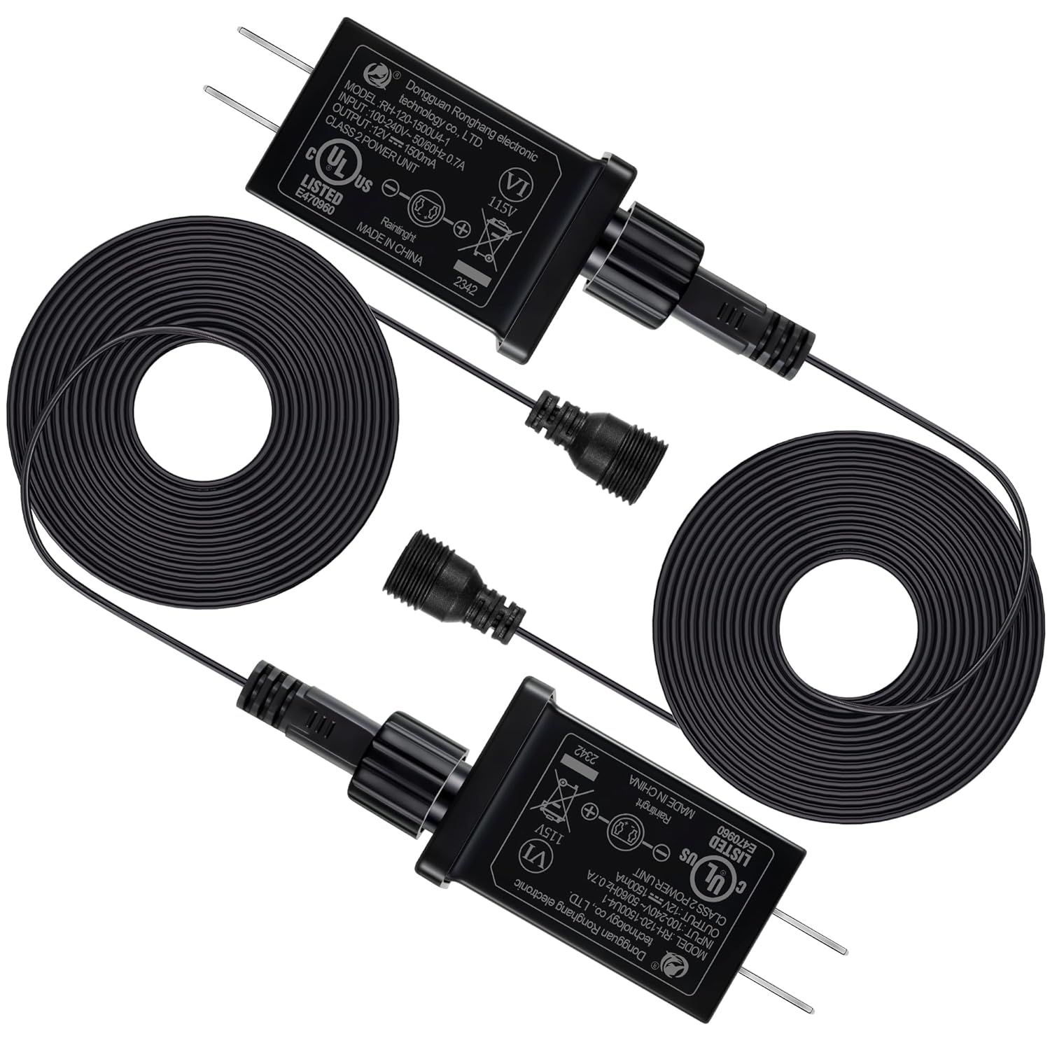 Feekoon 2 Pack Replacement Yard Inflatable Adapter with 6.5ft Extension