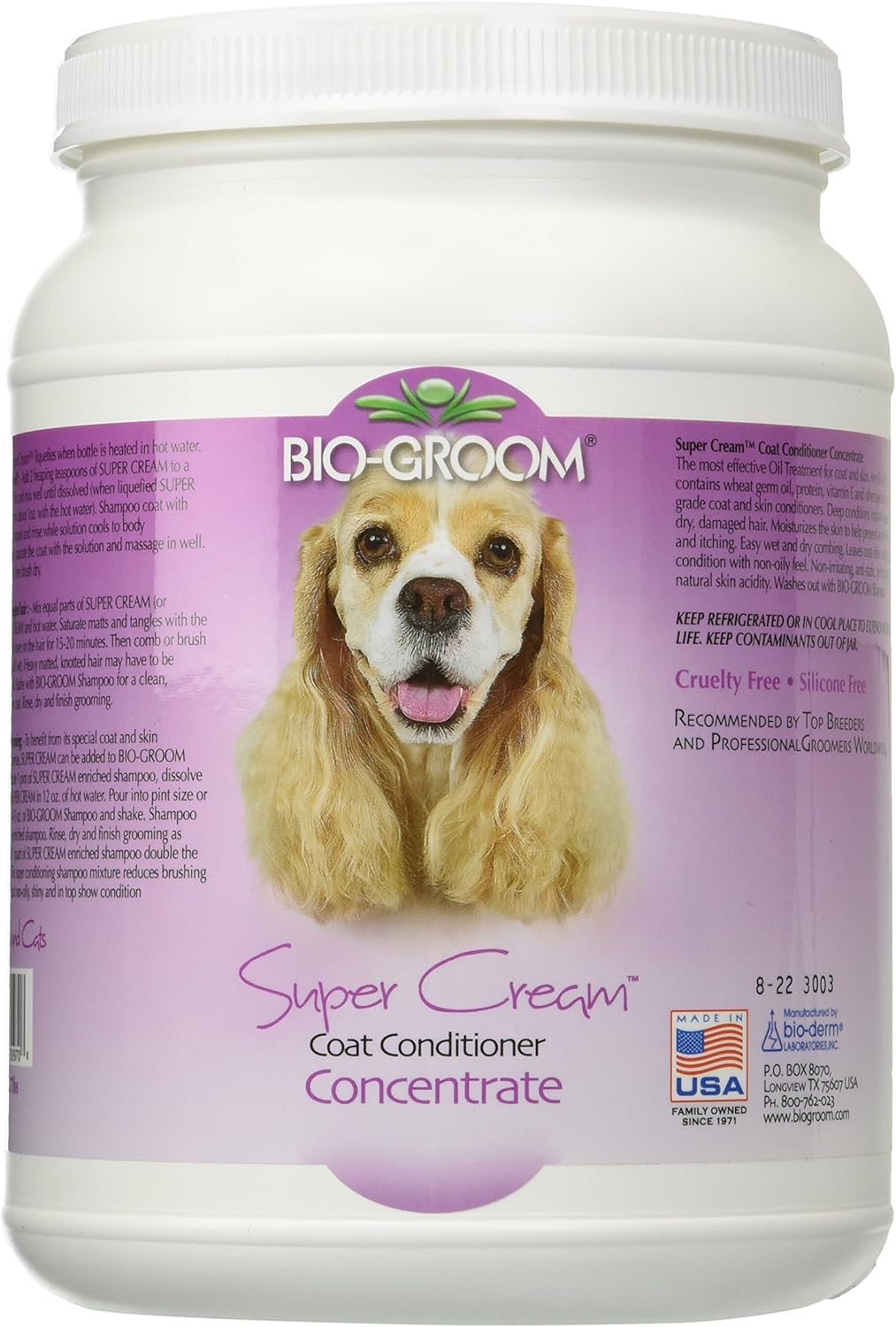 Pet Conditioners Biogroom Super Cream Dog Conditioner