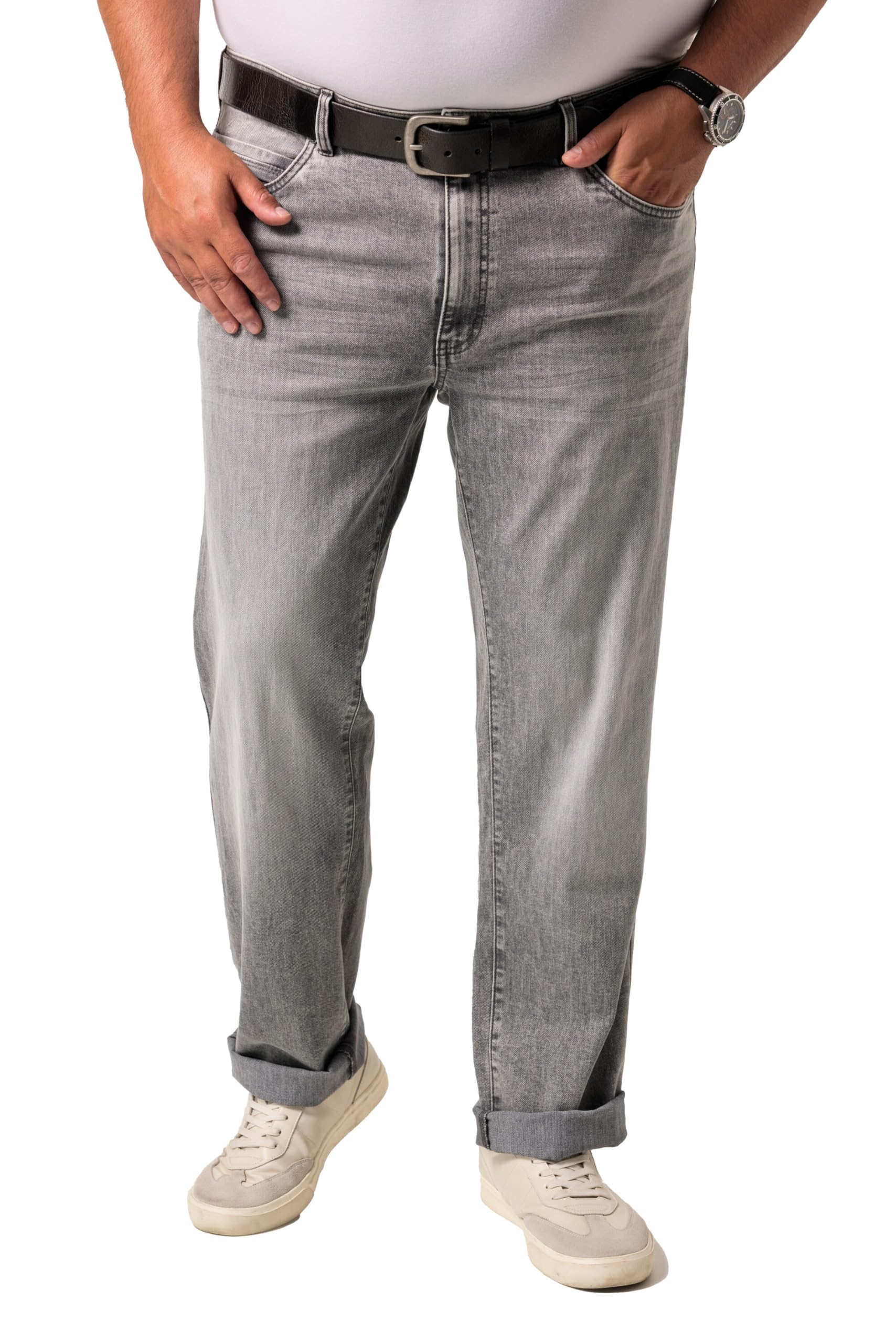 Men Plus Herren große Größen Übergrößen Menswear L-8XL Jeans, Regular Fit, 5-Pocket 842173