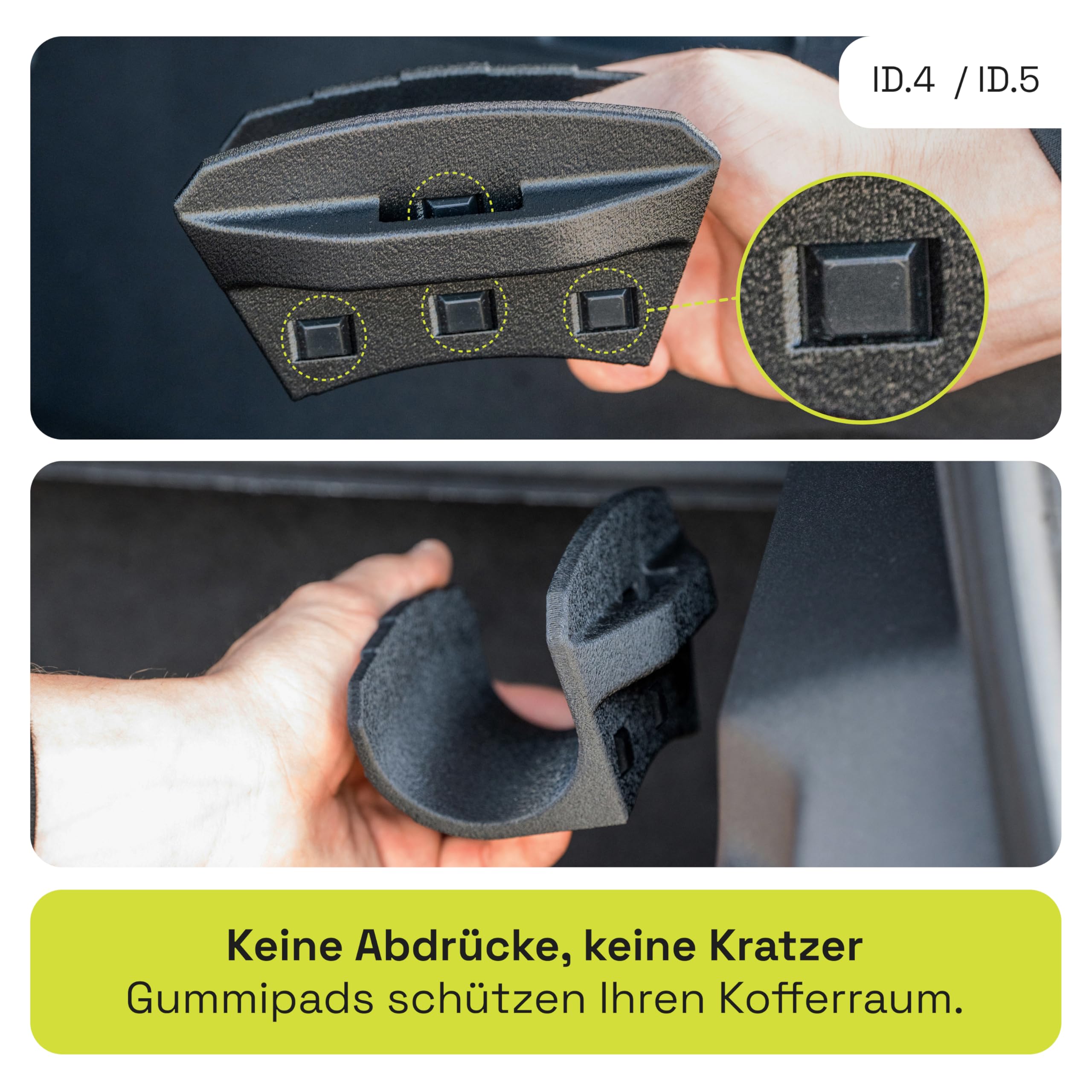 SpiceRide Ladekabelhalter für VW ID.3 & Cupra Born | Typ 2 Kabelhalter für Kofferraum | ID.3 Cupra Born Zubehör/Accessoire | Kofferraum-Ladekabelhaken für Typ 2 Kabel | Ladekabel Halterung