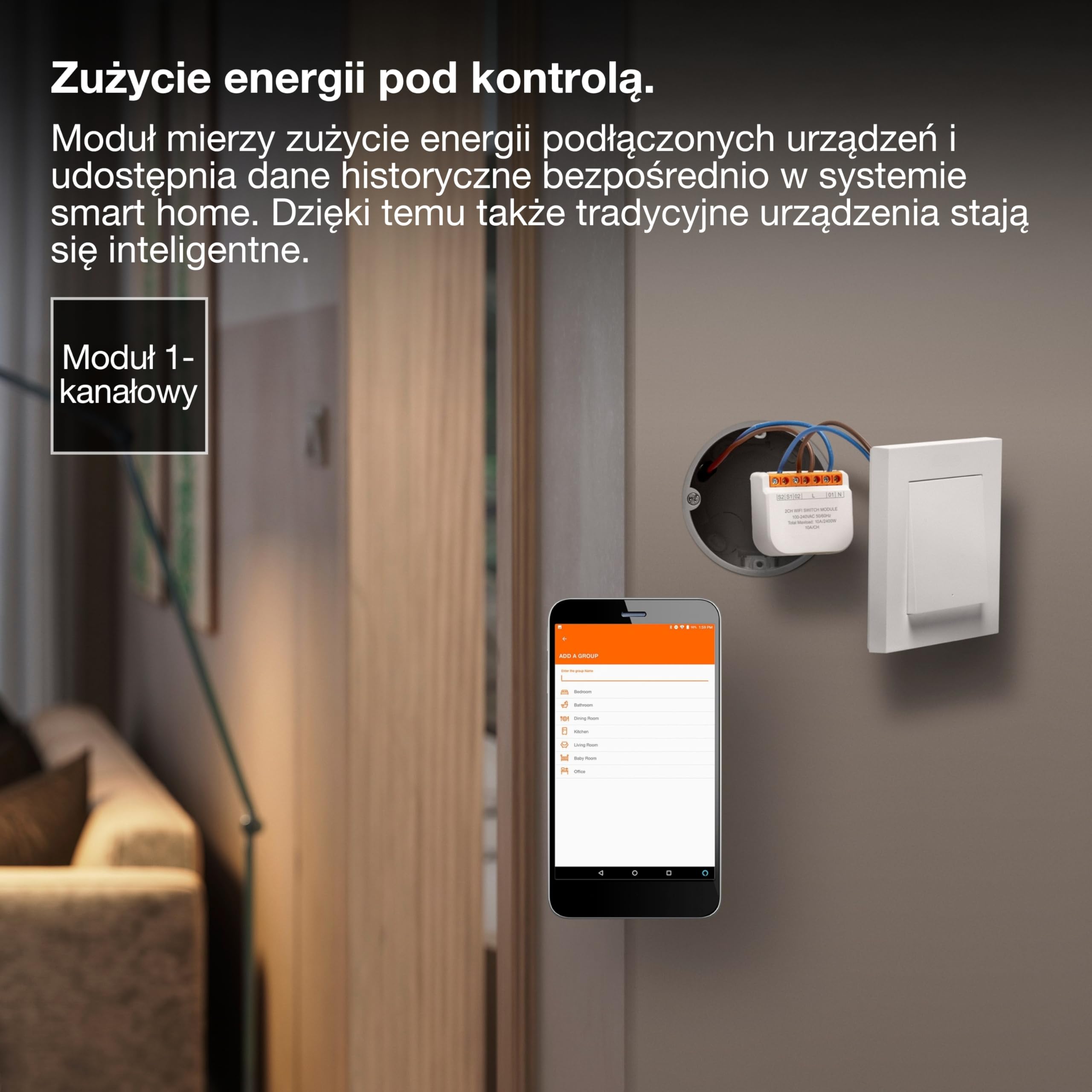 SMART+ WIFI SWITCH MODULE 2 Channel
