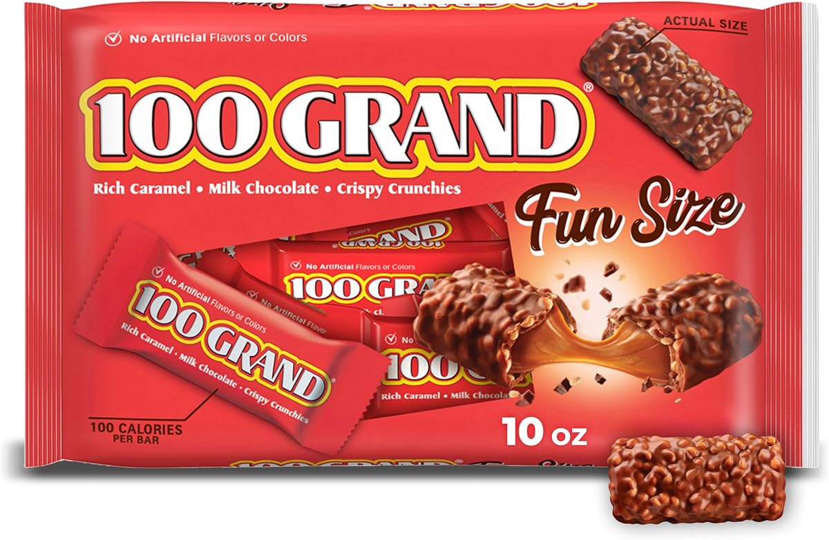 Nestle, 100 Grand Fun Size laydown Bag, 10 Ounce