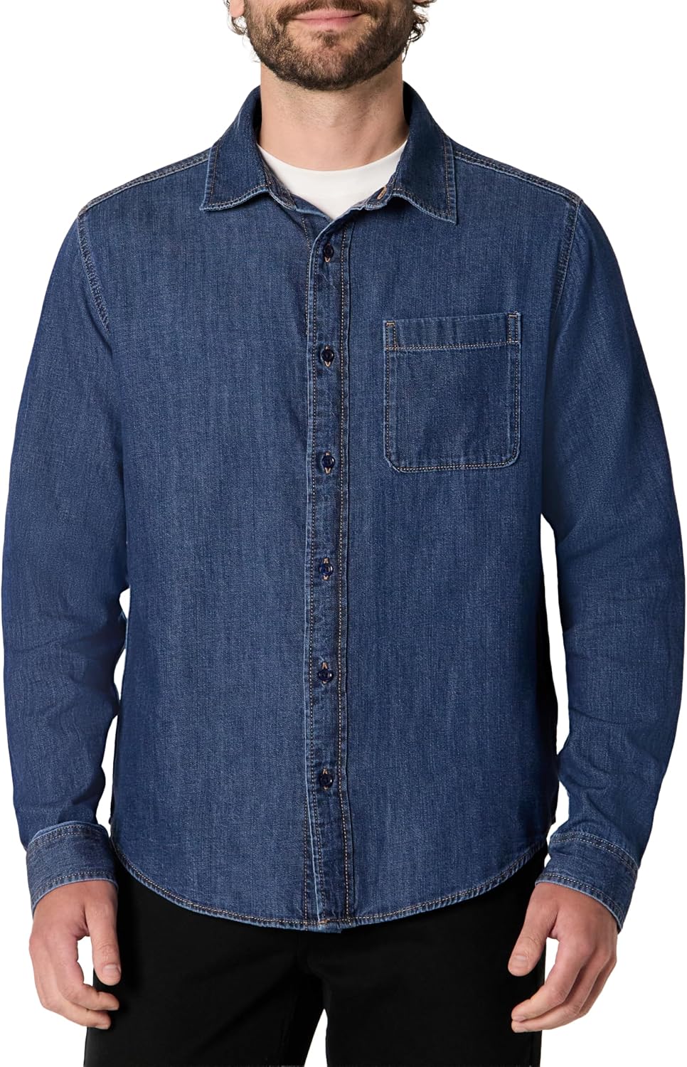 Amazon Essentials Mens Regular-Fit Long-Sleeve Button-Down...