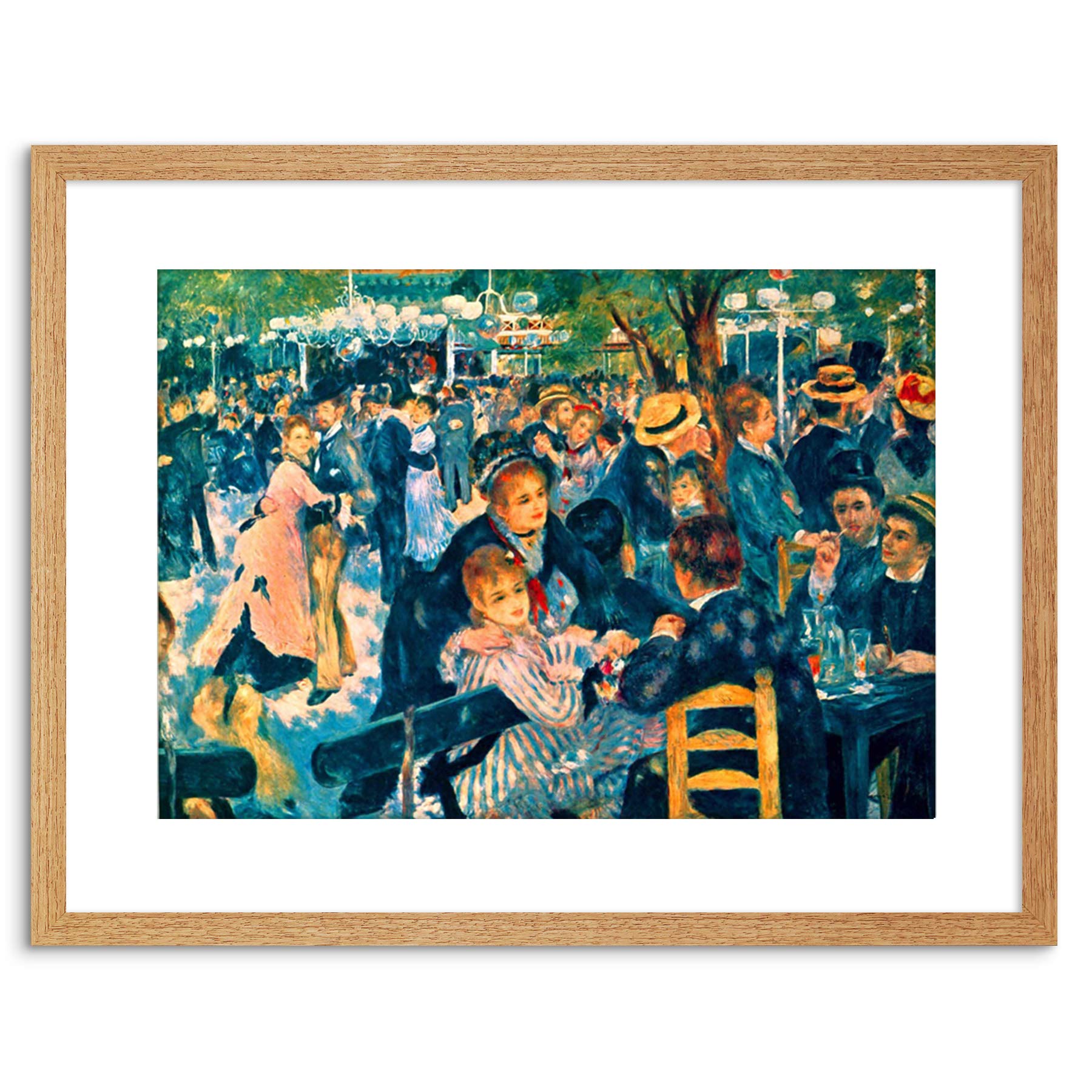 Wee Blue Coo PAINTING RENOIR DANCE MOULIN GALETTE FRAMED PICTURE ART PRINT F97X8788