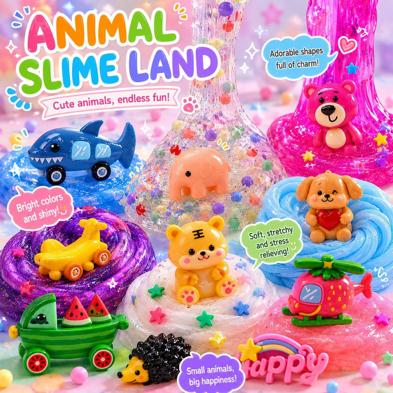 Crunchy Slime 12 Kids Cloud Slime