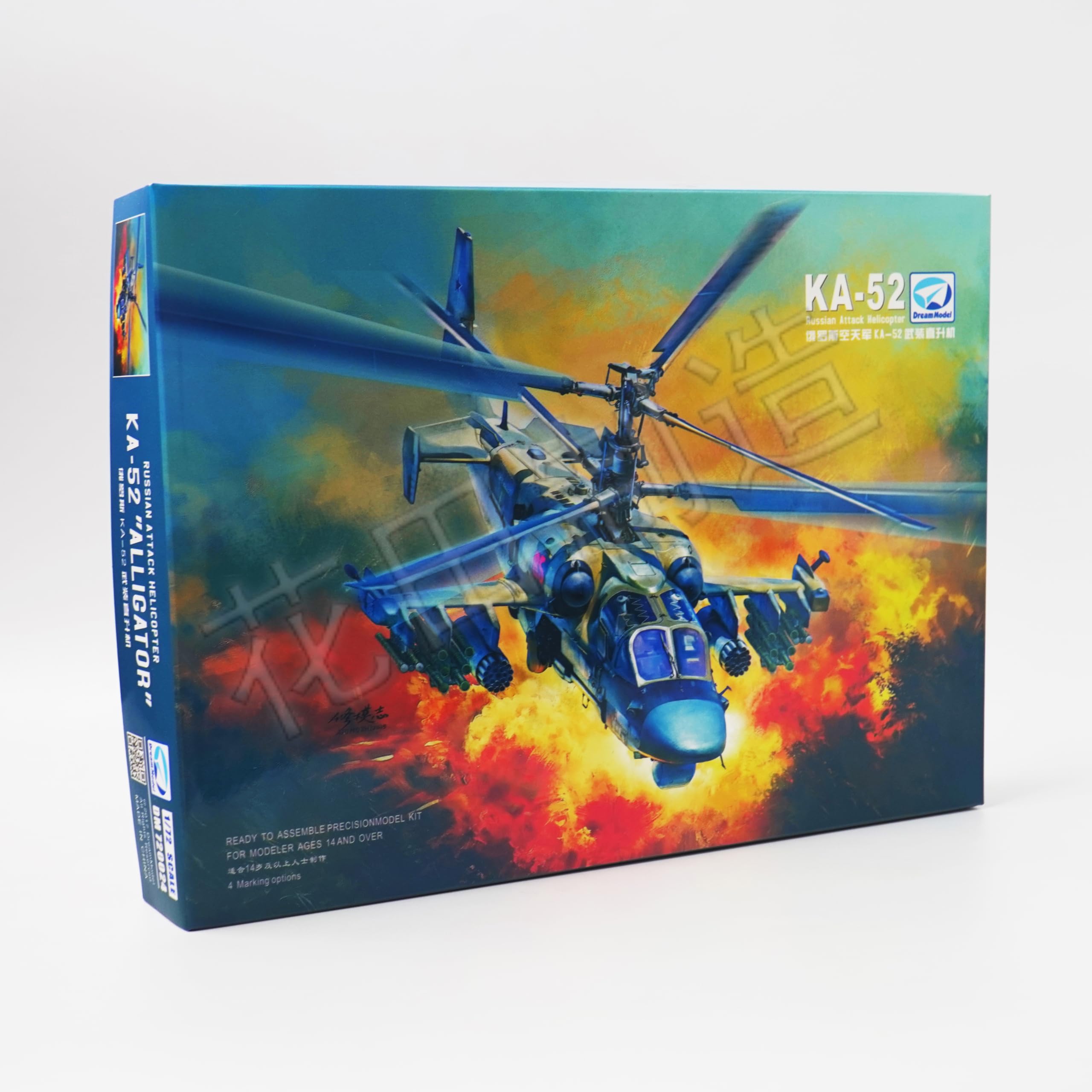 ???? DreamModel DM720024 KA-52 Alligator Russian Attack Helicopter, 1/72 Scale Model Kit