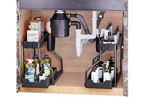 Puricon 2 Pack Under Sink Organizer