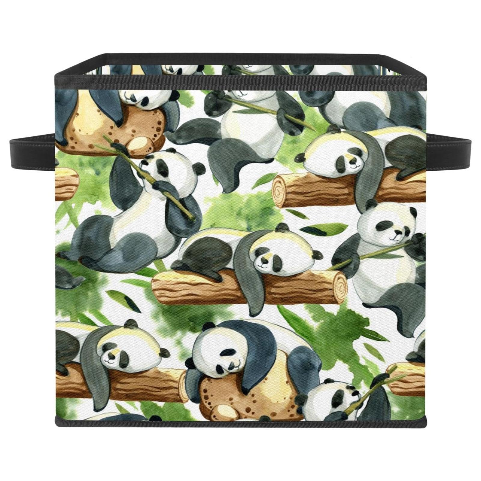 Boîte de rangement pour jouets et livres idéale chambre d'enfant panda