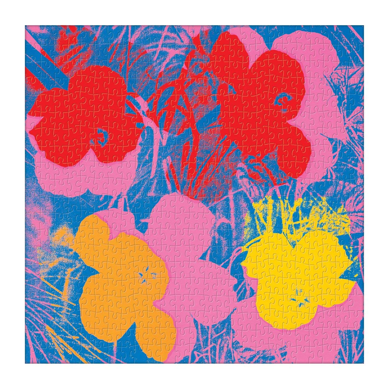 Amazon.co.jp: Andy Warhol Flowers 500 Piece Puzzle : Galison