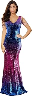glitter long dress