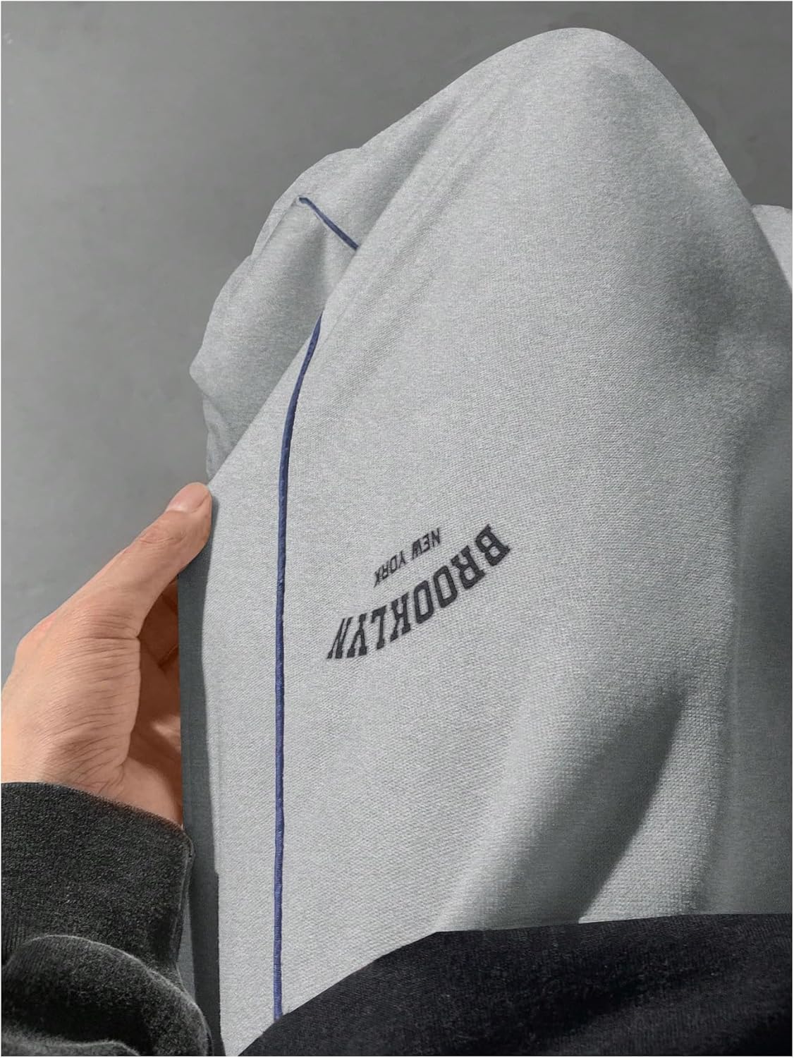 Boy's Letter Graphic Wide Leg Sweatpants Baggy Pants Athletic Track Sweat Pants Joggers - Image 4