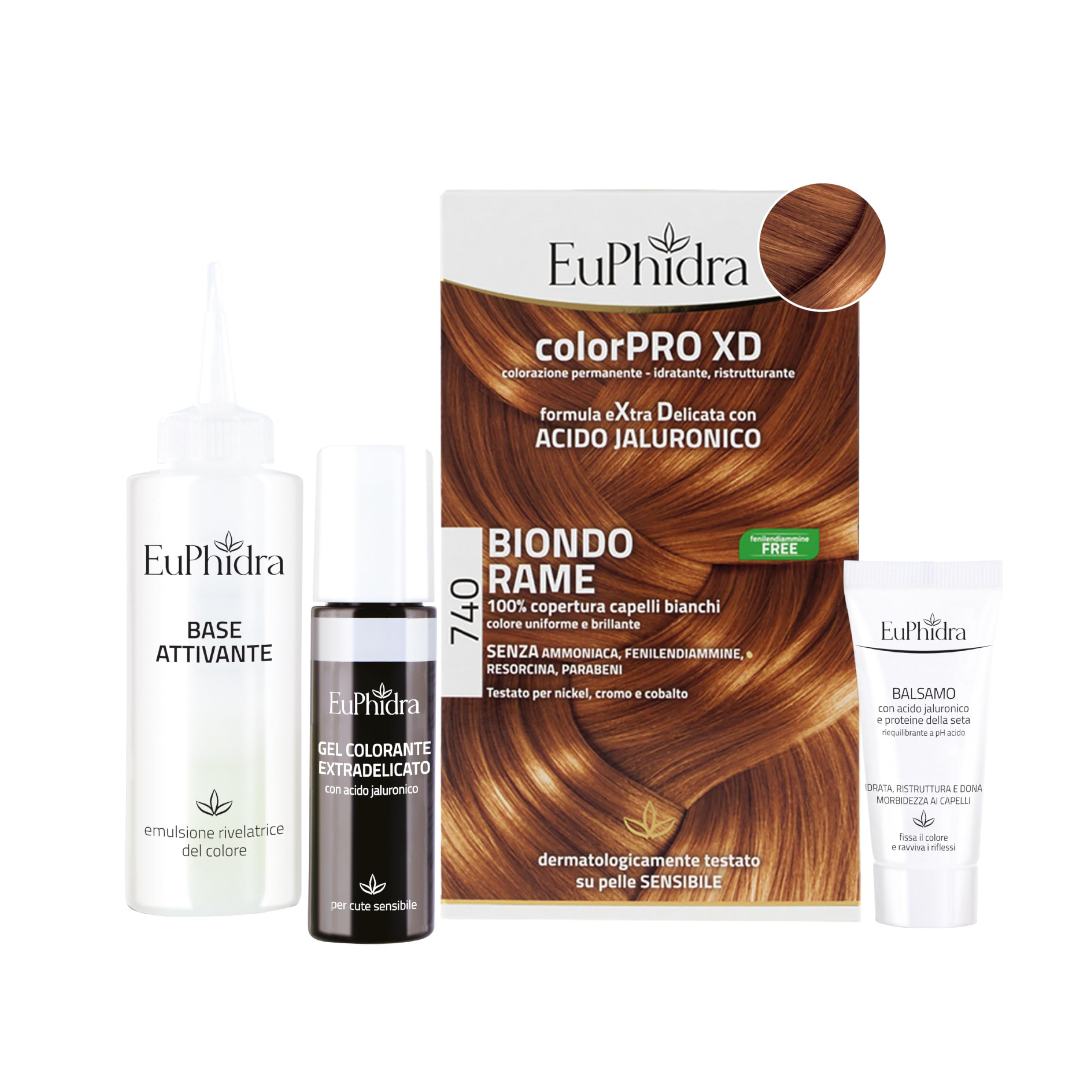 Euphidra ColorPro XD, 740 Biondo Rame - 10 gr