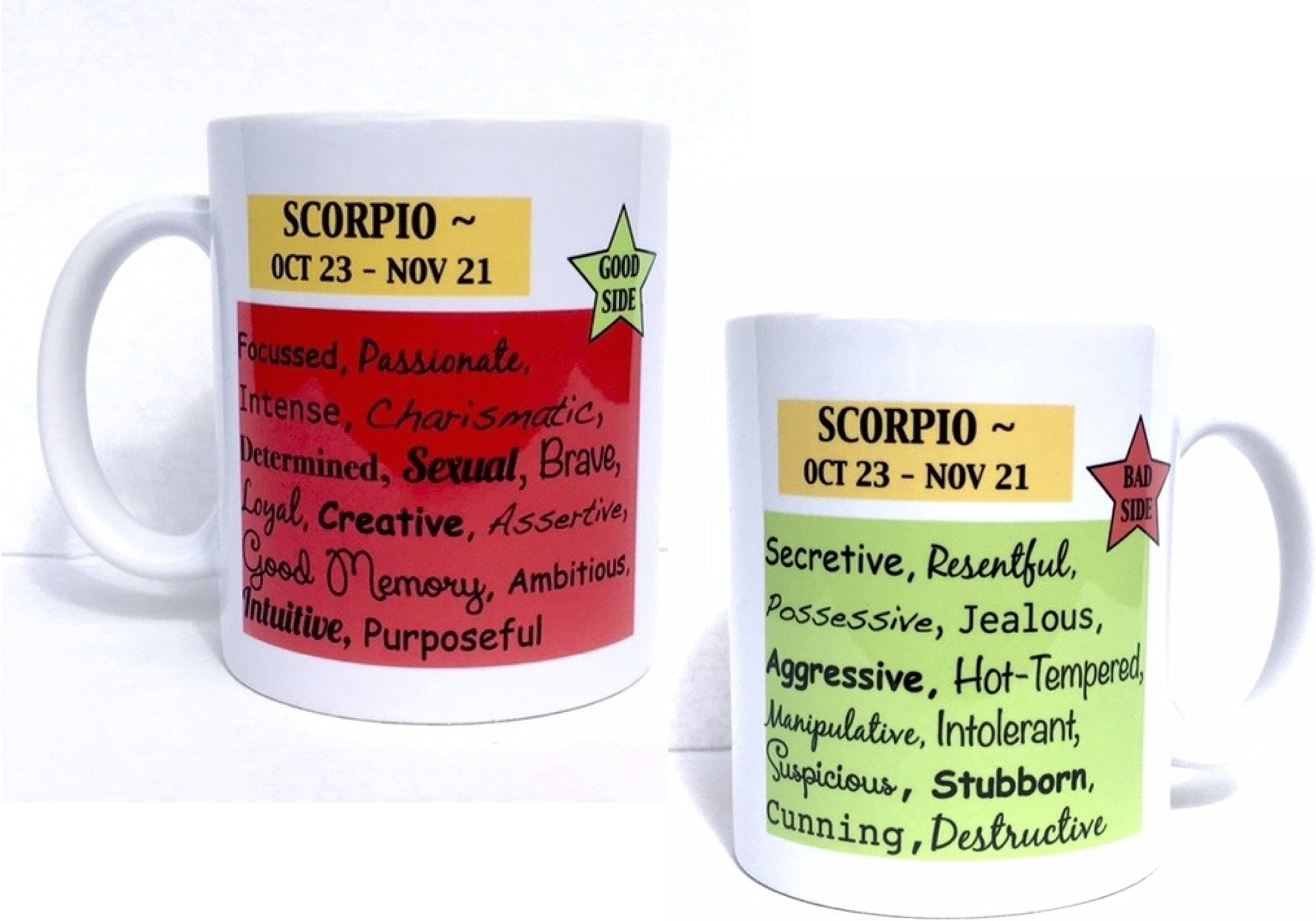 Scorpio birthday gift - astrology - scorpio mug - sexy gifts