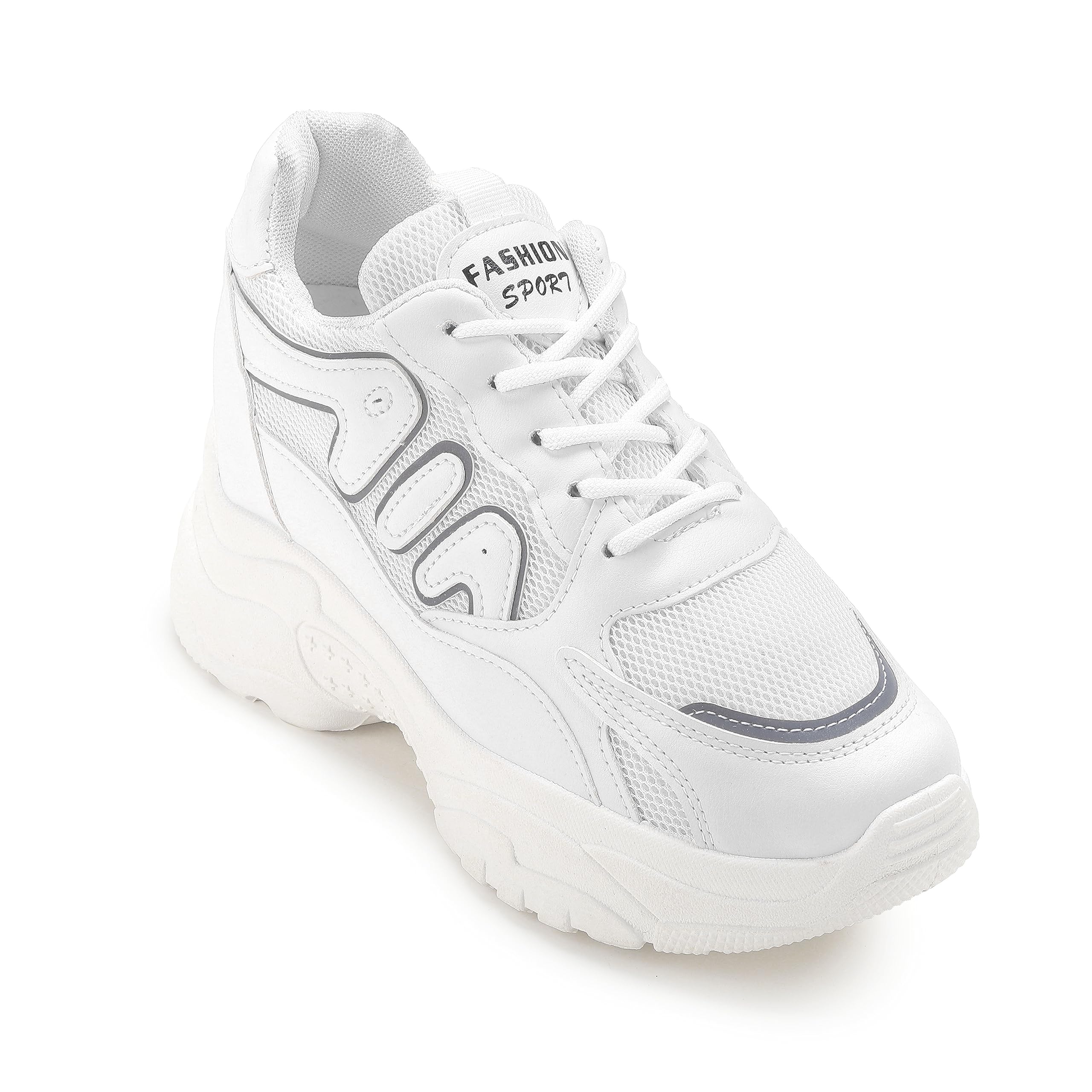 CASSIEY Breathable Latest Ladies Inner High Heeled Casual Shoes for Women- White (B0CH8QF7HB) Amazon Price History, Amazon Price Tracker