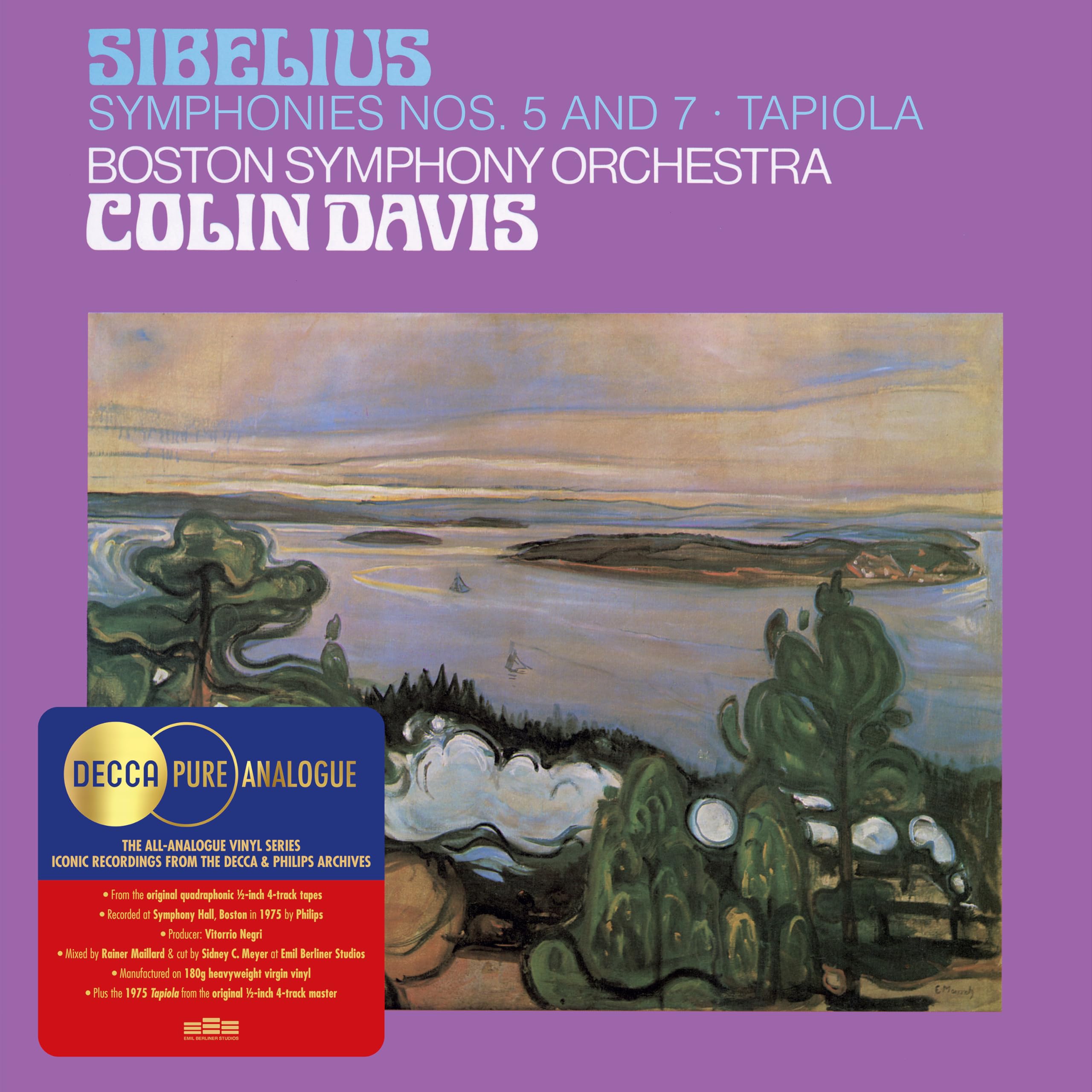 Sibelius: Sinfonien 5 & 7 (Decca Pure Analogue)