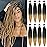 Alrence Pre Stretched Braiding Hair Long Braid 26 Inch 8 Packs Professional Braiding Hair Extensions Synthetic Crochet Twist Braids (26 Inch, T1B/27)