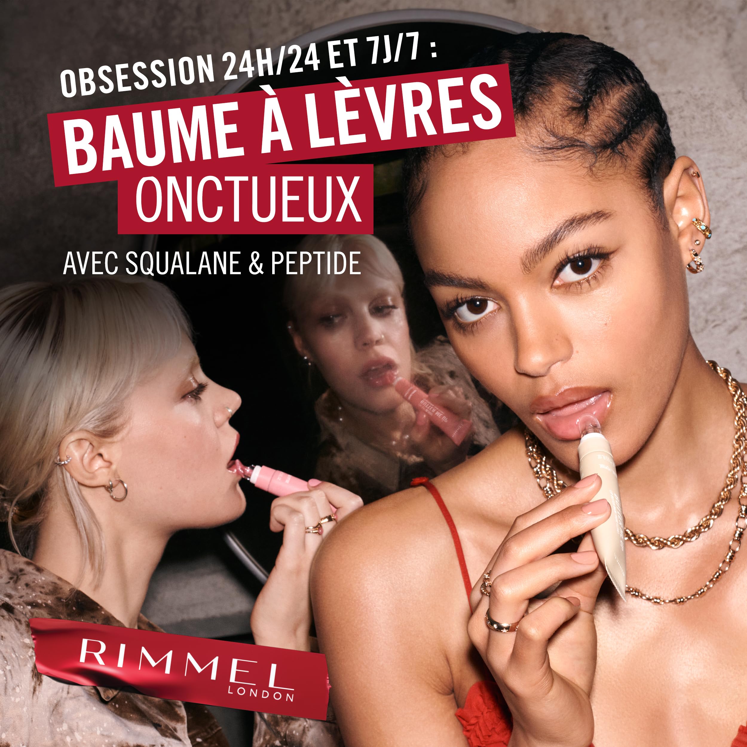 Rimmel London Oh My Gloss Butter Me Up Baume à lèvres - 002 - Latte Delight, 15 ml