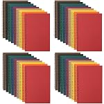 36 Pack Spiral Notebook College Ruled Journals Notebooks Lined 8.3 x 5.5 Inch Note Books Bulk A5 Writing Notebooks Thick Paper Notebook for Office Business School Supplies (Multi Color, 36 Pcs)