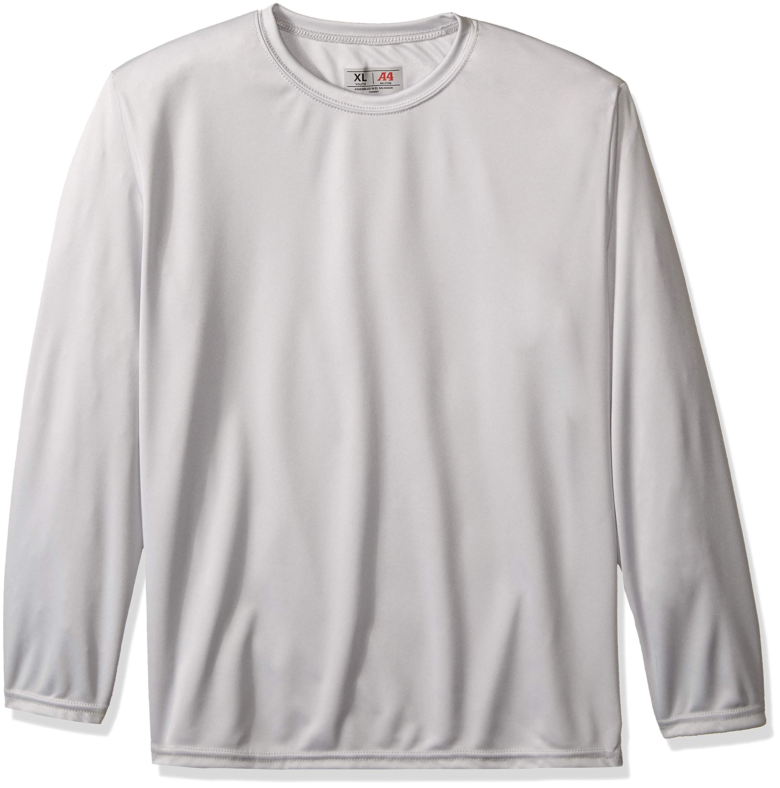 Ouray SportswearPerformance Long Sleeve Tee, Silver, Small