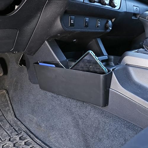 Miniatura 5 de LLKUANG Bandeja de asiento de consola central, organizador de guantera para Toyota Tacoma 2016-2023 (conducción + copiloto)