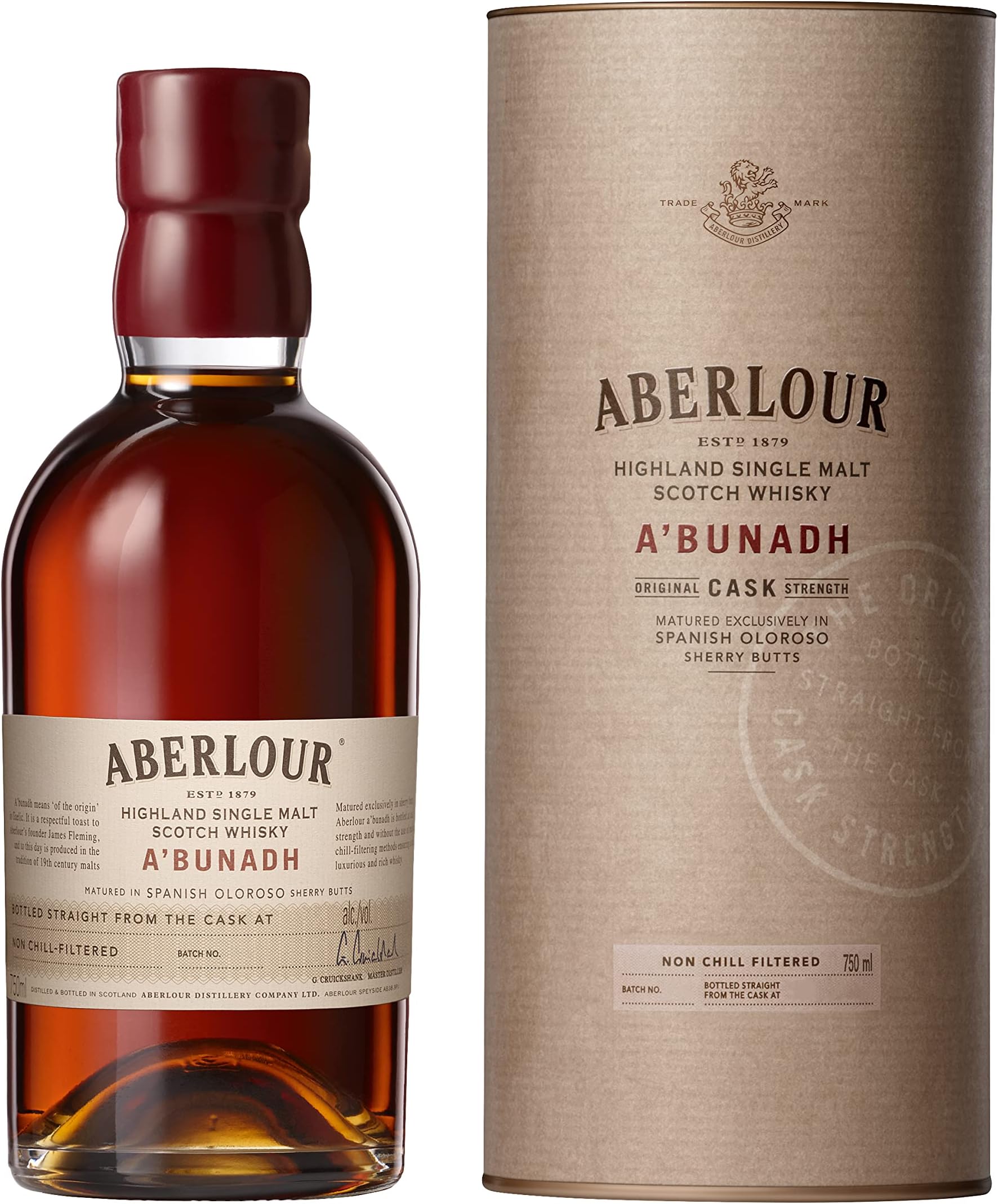 Aberlour A'Bunadh Cask Strength Single Malt Whisky, 70 cl