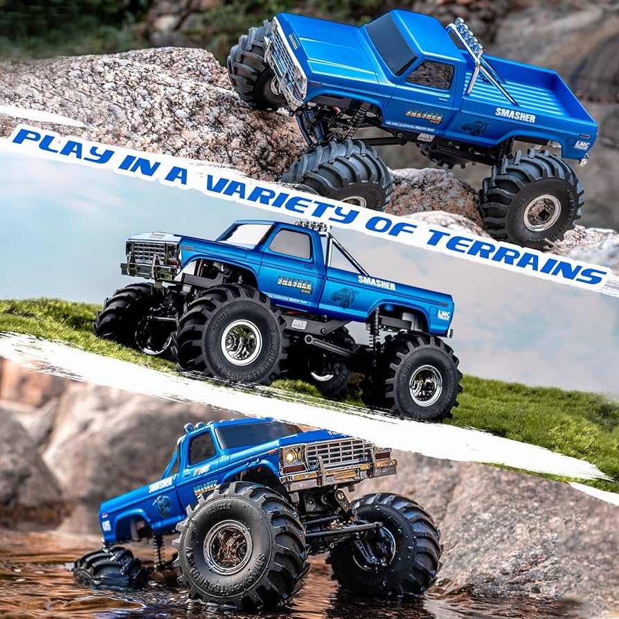 美品　FMS ラジコン　モンスタートラック 1/24 スマッシャー fcx24 Amazon.com: FCX24 FMS 1/24 Smasher Monster RC Crawlers