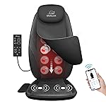 Snailax Back Massager with Heat, Gifts for Men, Women, Electric Deep Tissue Kneading Full Body Massage Chair for Back Pain, Home, Office Use, App Control