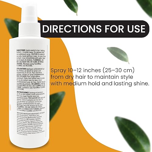 Miniatura 6 de HairUWear- Spray de peinado "Shape" de sujeción media para pelucas y extensiones de cabello, 8 onzas
