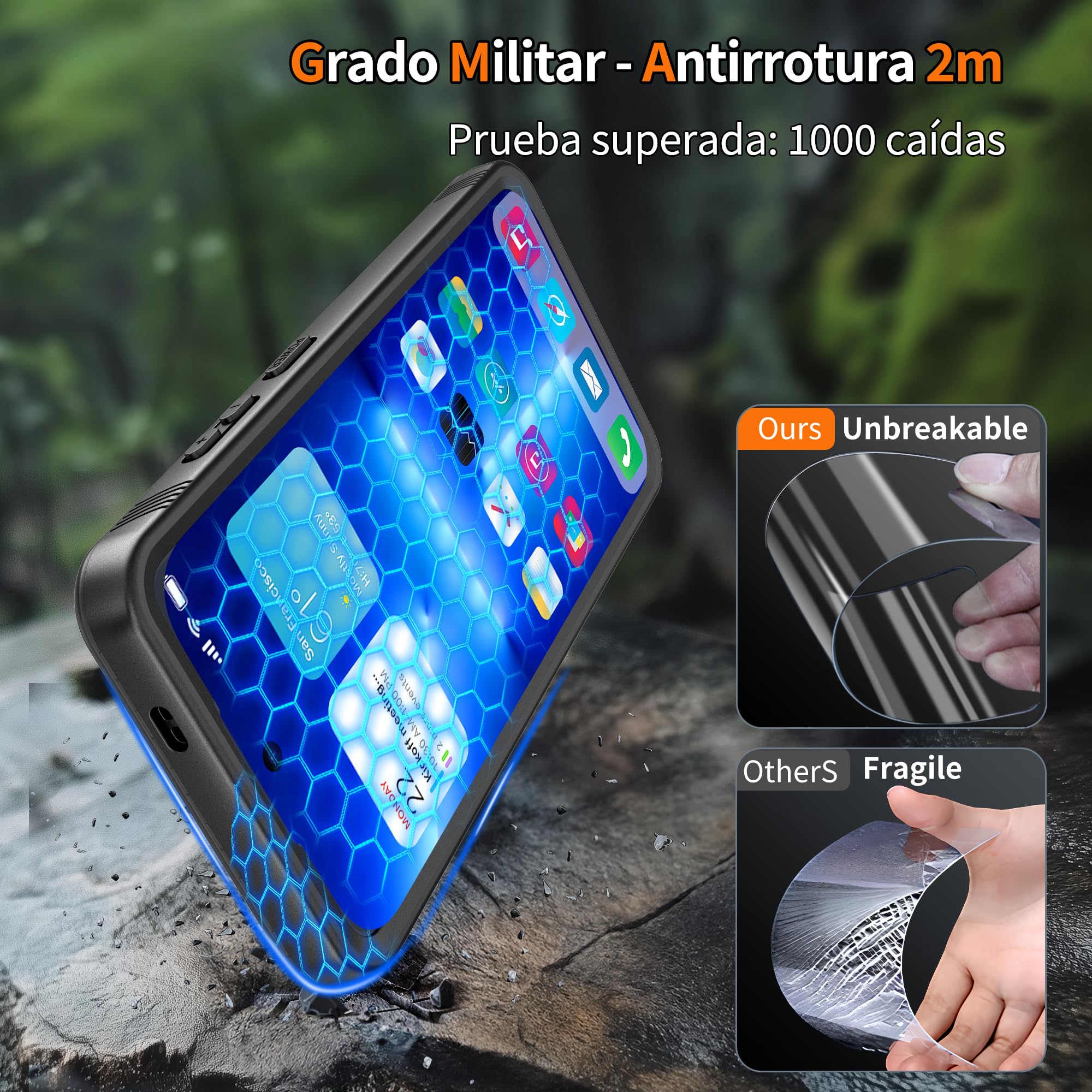 Cozycase Top Funda Magnética para Samsung Galaxy S25 Ultra para Magsafe 360 Militar Antigolpes IP68 Impermeable Resistente Carcasa Antipolvo Acuatica Sumergible Agua Doble Waterproof S 25 Ultra Case