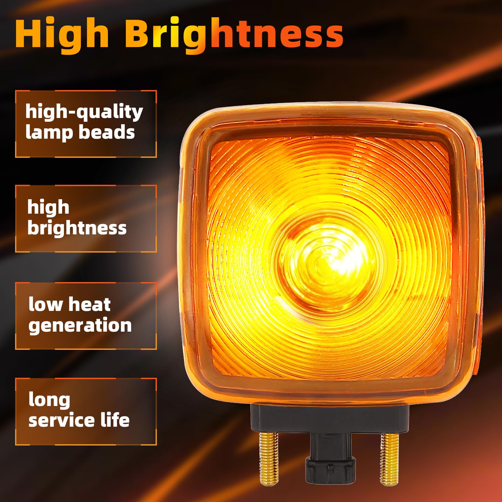 Tivora Turn Signal Light Compatible with Chevy Kodiak, GMC Tivora Turn Signal Light Compatible with Chevy Kodiak, GMC