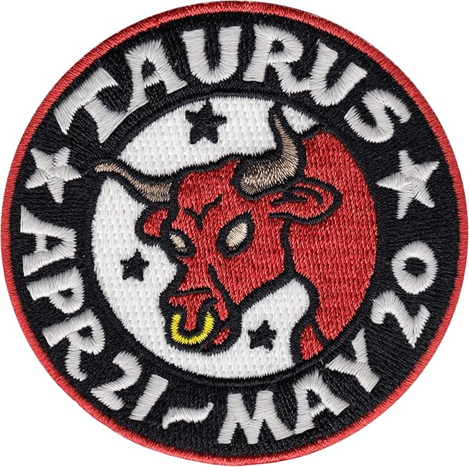 Zoltan Fortune Telling Machine - Glow in The Dark Taurus - 3” Embroidered Patch