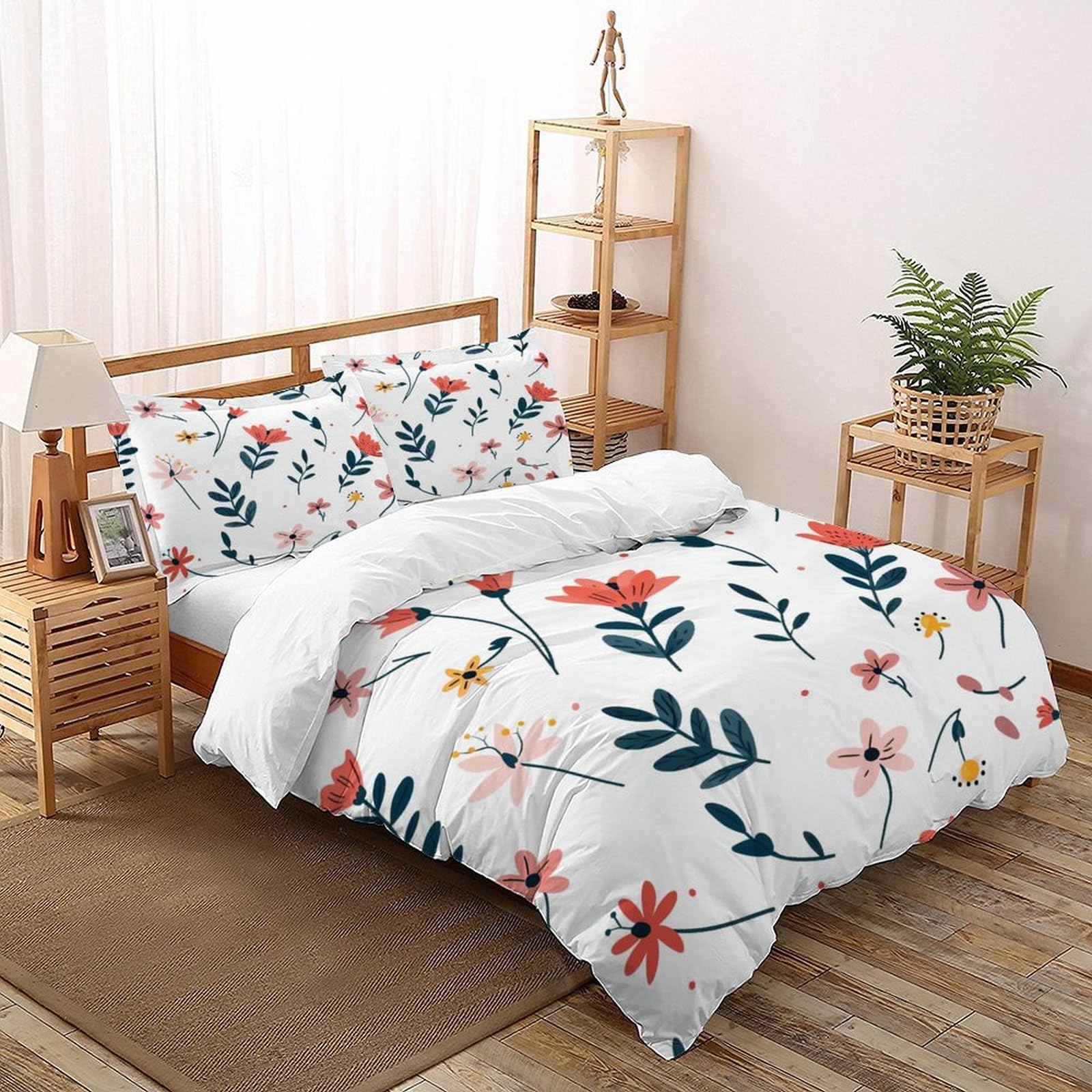 Housses de couettes fleurs printanières pour illuminer votre chambre parentale
