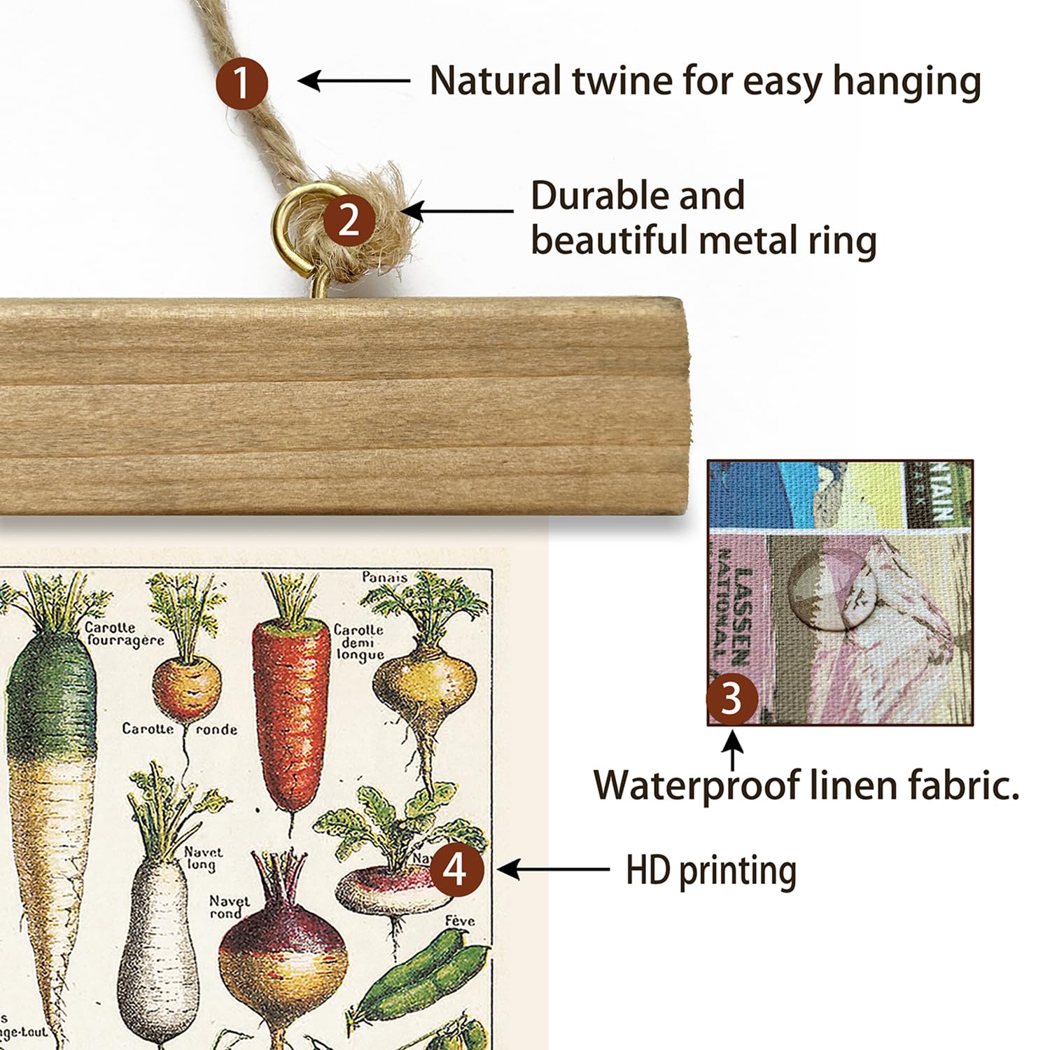 Amazon.com: XIAOAIKA Vintage Vegetable Varieties Poster