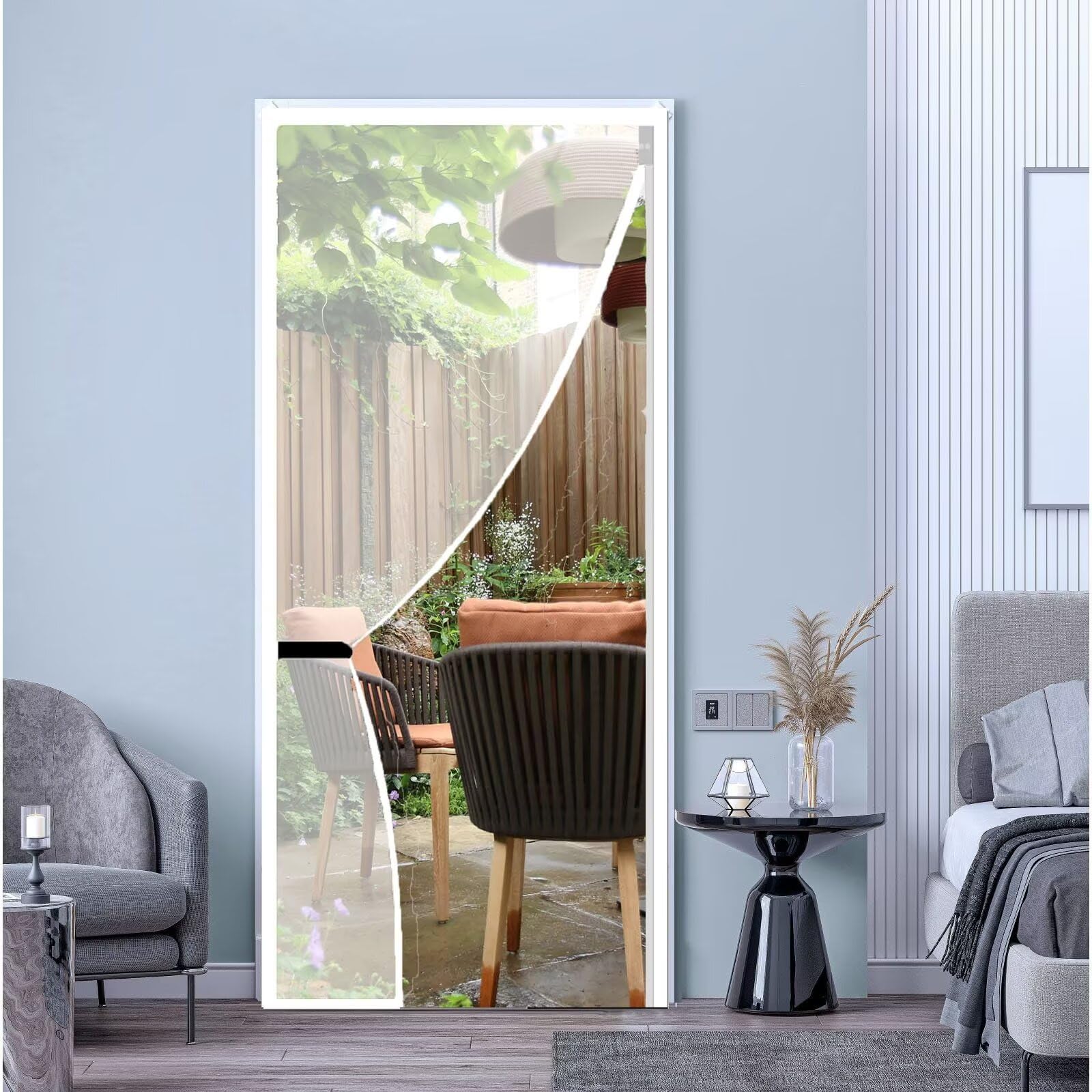 Moustiquaire Porte Fenetre Magnétique 70 X 190 Cm Maille