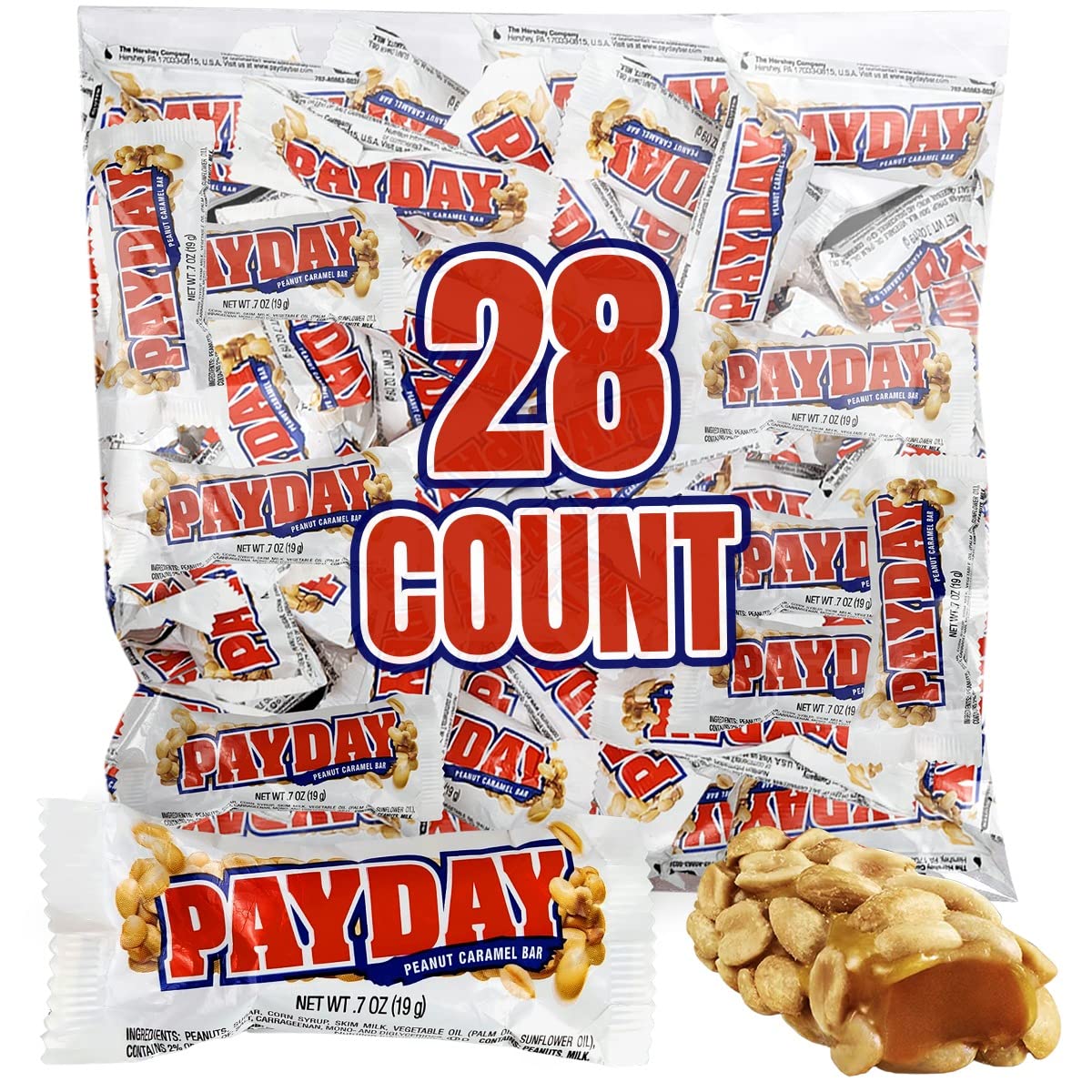 Payday Candy Bar Pack 28Count Payday Candy Bars Bulk