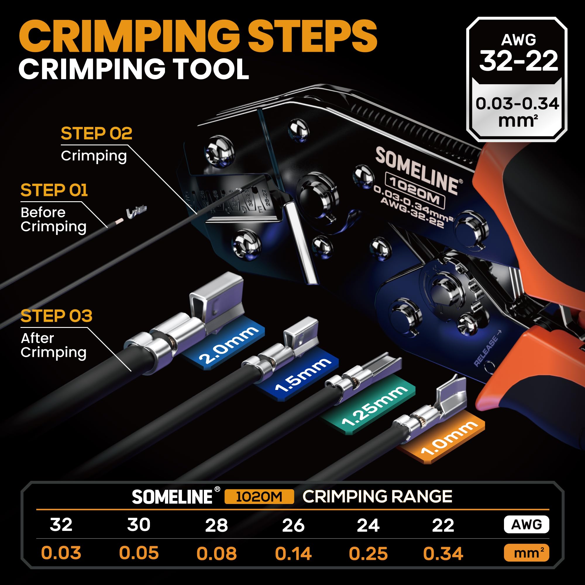 SOMELINE Crimping Tool and Connector Kit, 24 Types of JST Connectors (SH 1.0mm, GH 1.25mm, ZH 1.5mm, PH 2.0mm) - Image 2