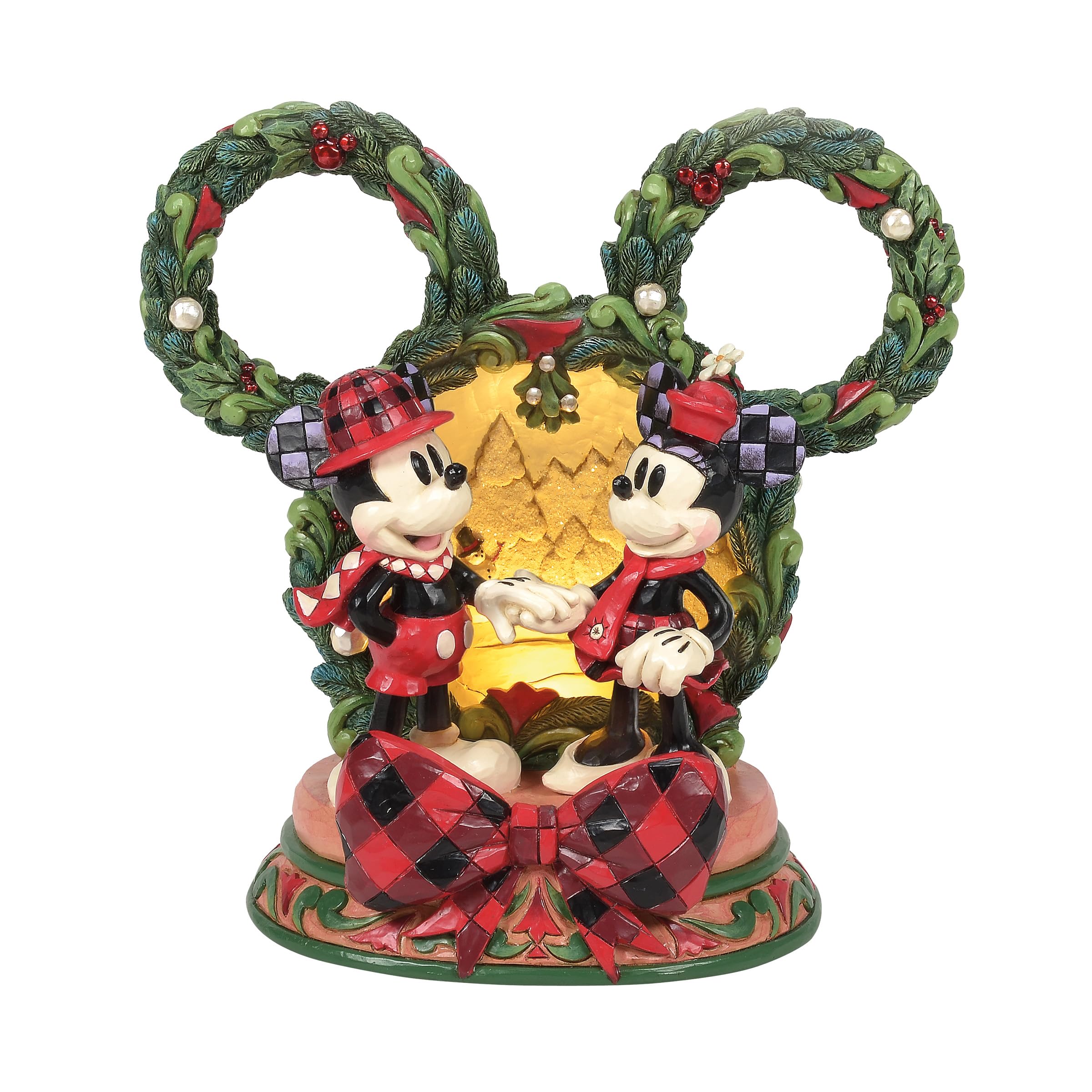 Disney Traditions 6016880 Mickey & Minnie LED Diorama