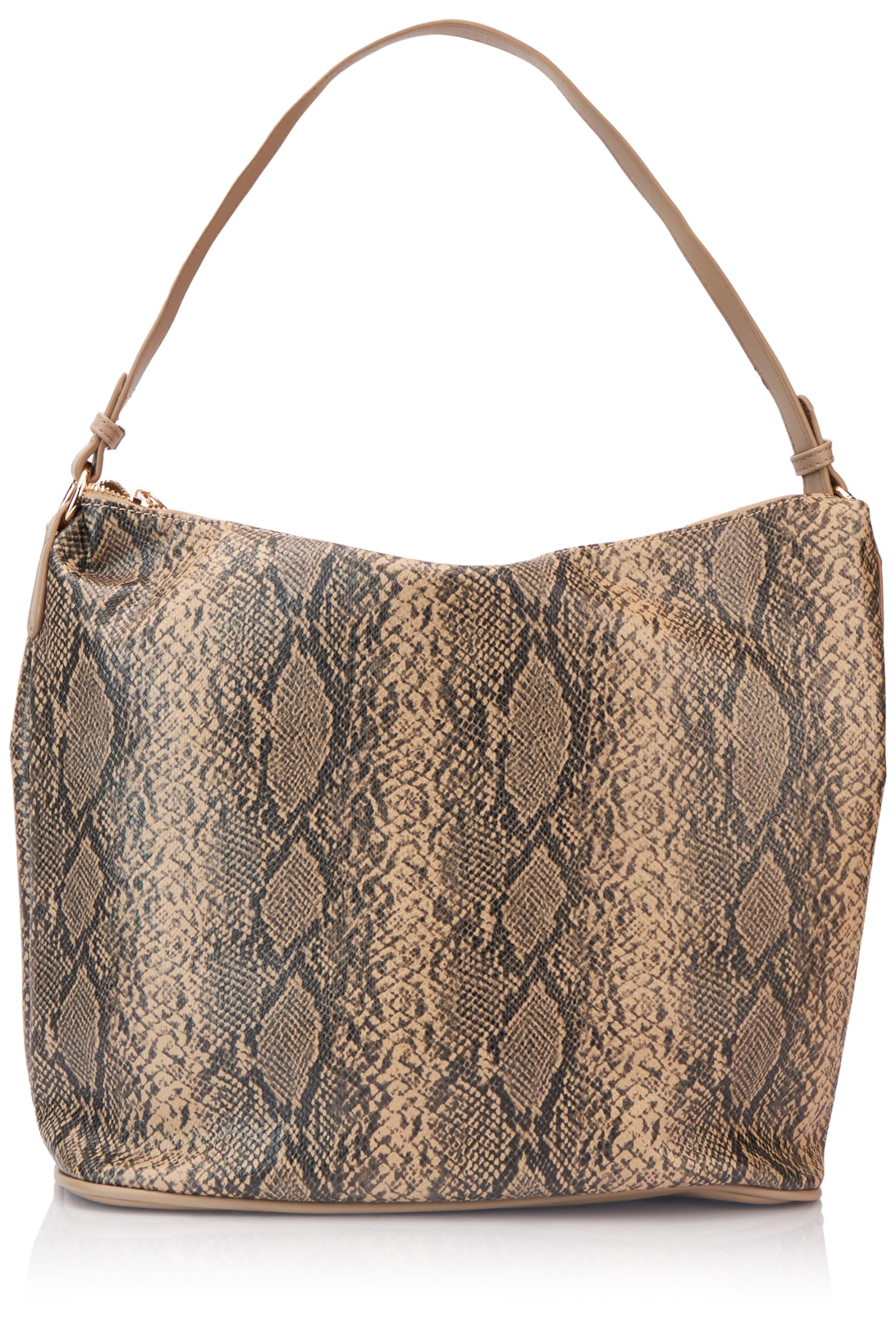 NAEMI Women's Shoulder Bag, Beige, One Size