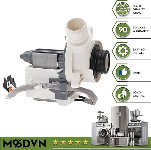 Miniatura 6 de Reemplazo de la bomba de drenaje para HotPoint HTW200ASK0WW HTW240ASK6WS HTW200ASK1WW HTW200ASK2WW HTW240ASK4WS HTW200ASK3WW HTW200ASK4WW