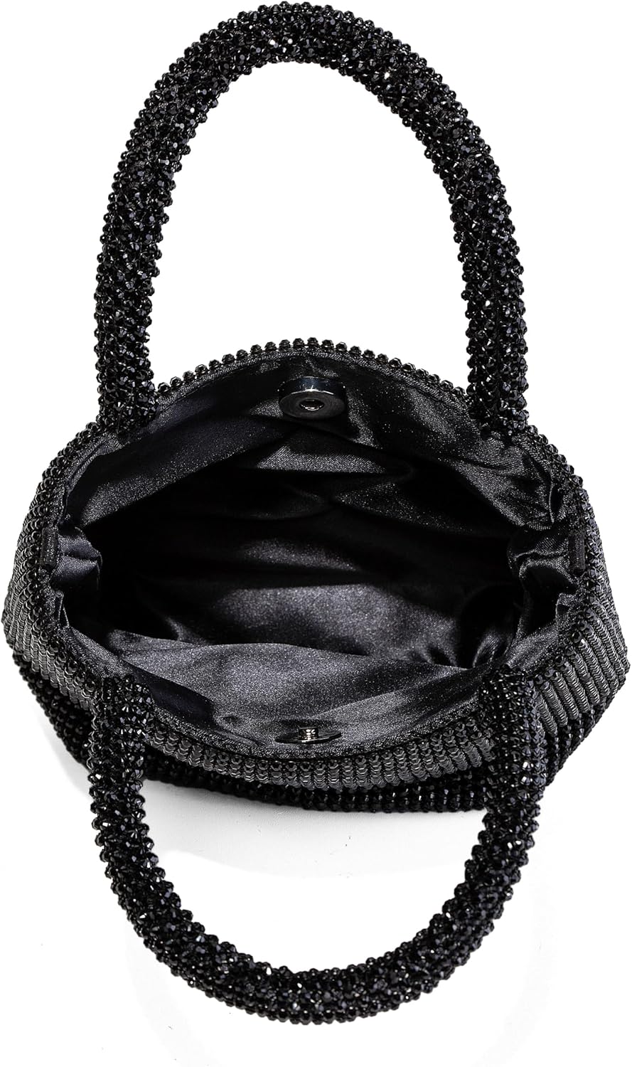 Evening Bags Women Handbag Clutch Purses for Ladies Formal Dressy Wedding Sparkling Party Cocktail Prom Wristlet Handbag Mini Tote Bag Black - Image 5