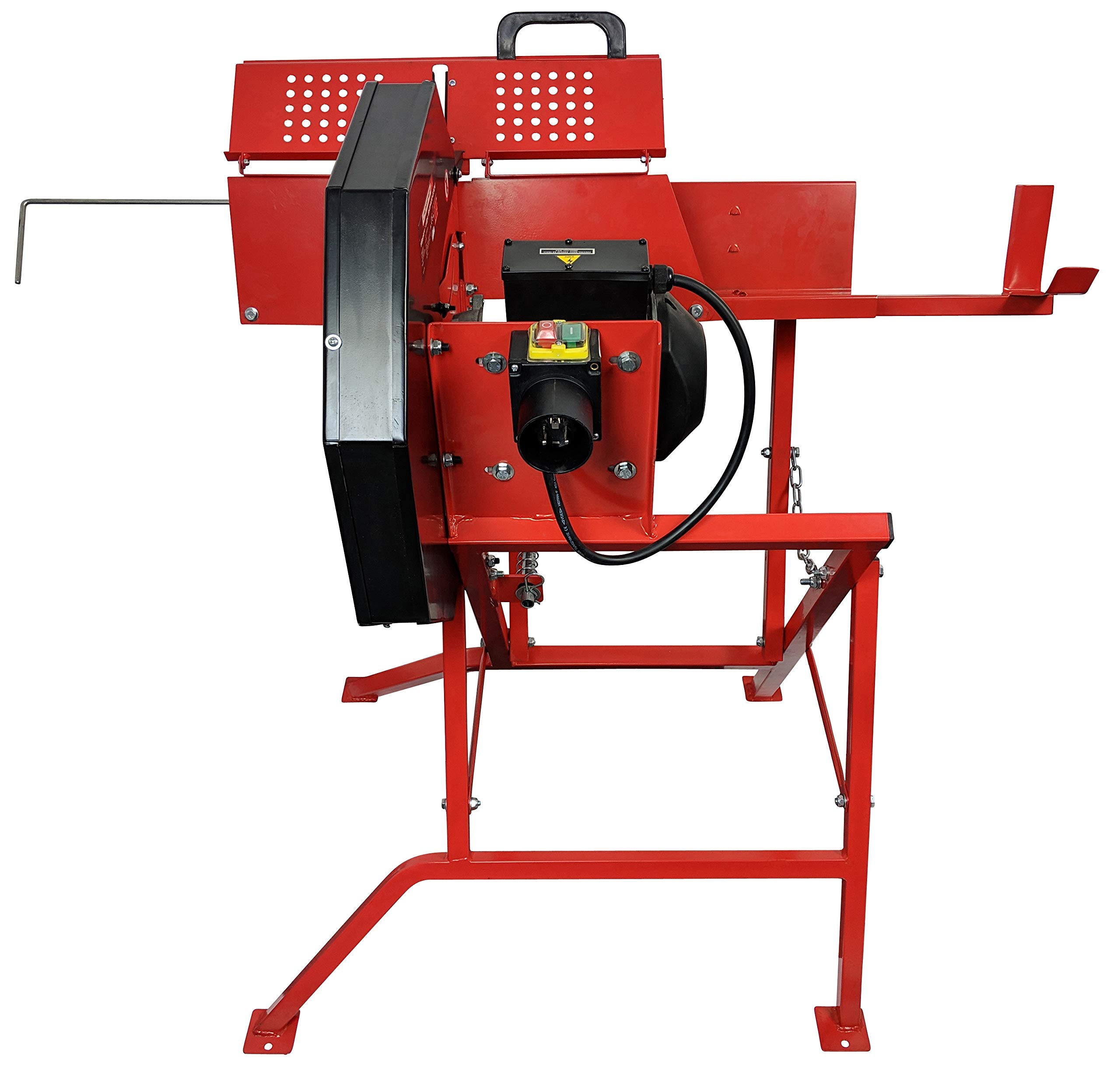 CROSSFER Wippsäge 230V Brennholz Säge inkl. 400mm HM Kreissägeblatt