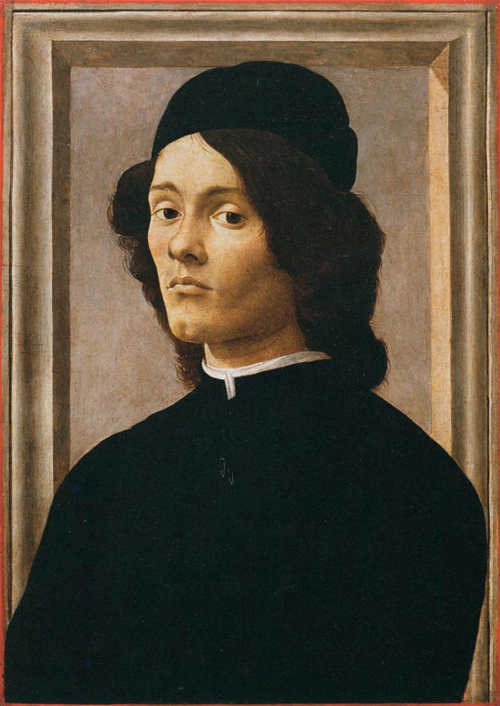 SERENDIPITP Vintage Wall Art Canvas Nordic Poster Canvas Print Picture Portrait of a youth by Sandro Botticelli Wall Art Poster for Home Decor 60x90cm