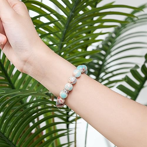 Miniatura 2 de Healing Bracelet For Women Anxiety Crystal Bracelet Chakra Beaded Bracelets Rose Quartz Crystals And Healing Stones Bracelet Calming Stretch