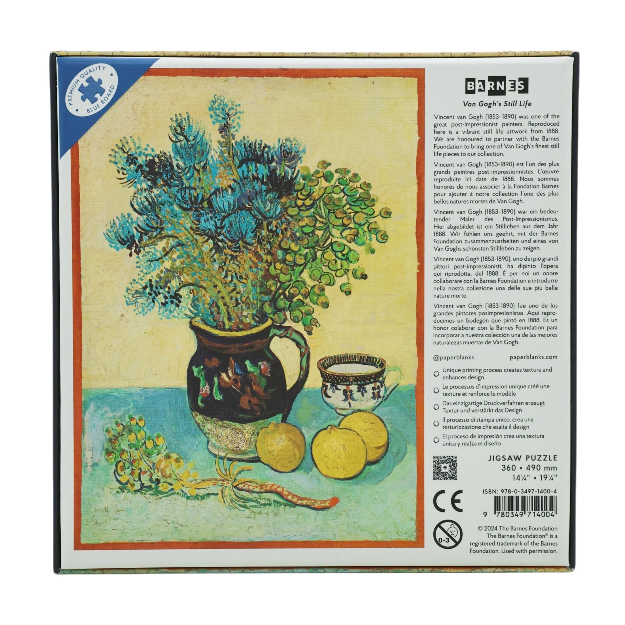 Amazon.com: Paperblanks | Van Gogh's Still Life | Jigsaw Puzzle