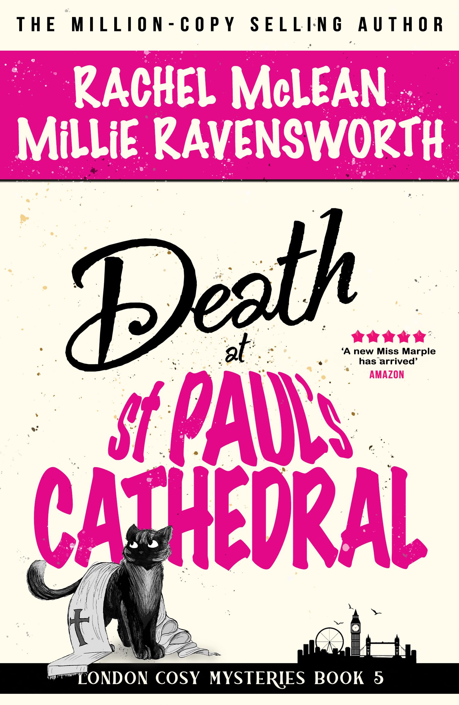 Millie Ravensworth Death at St Paul's Cathedral Paperback Book - White