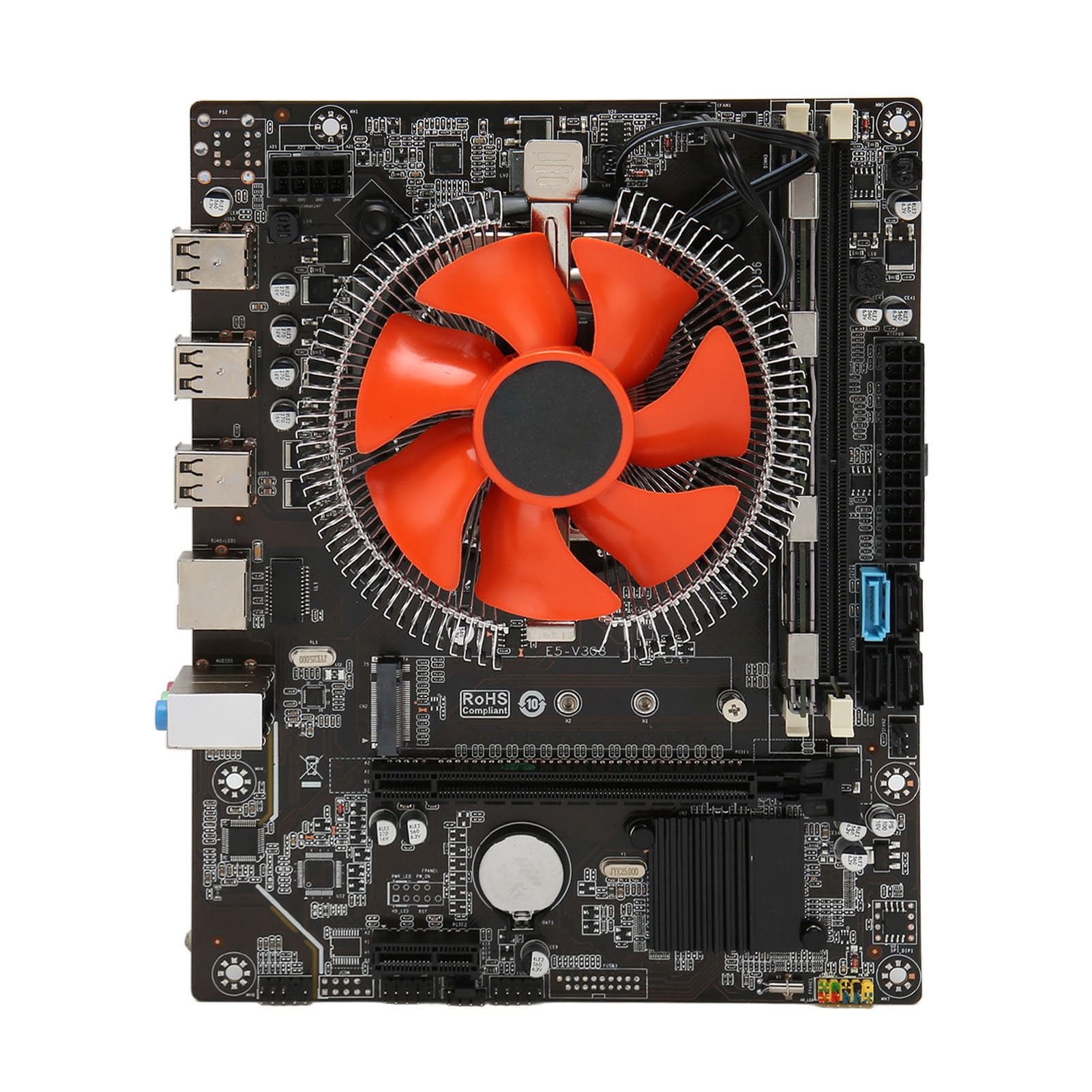 Socobeta Combo de CPU de Placa Base X79 con E5 2420, 6 Núcleos, 12 Hilos, Juego de Placa Base para PC para Juegos DDR3