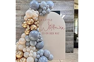 A Little Wild Flower Is On Her Way Flower Balloon Arch Kit